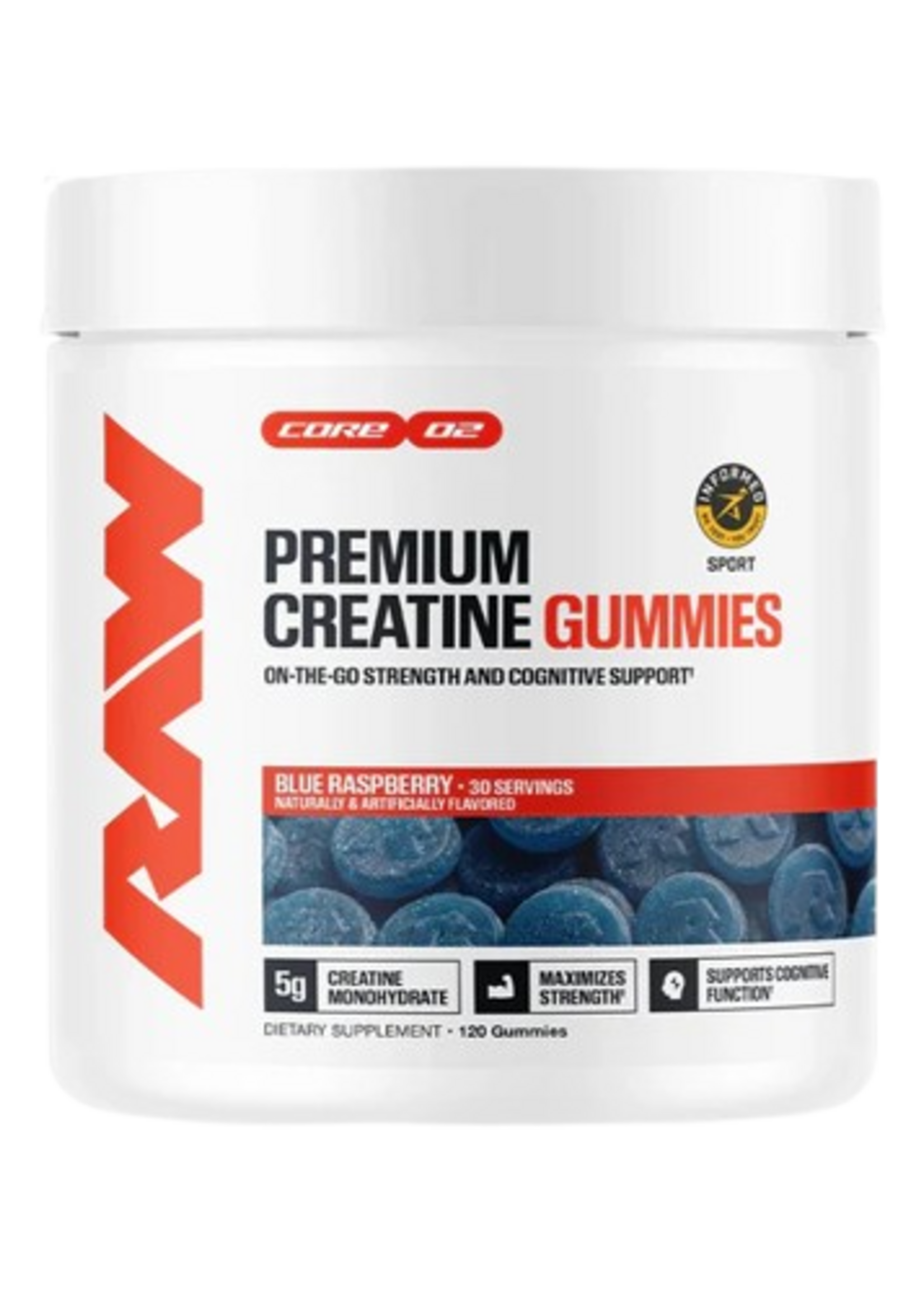 RAW PREMIUM CREATINA GUMMIES RAW