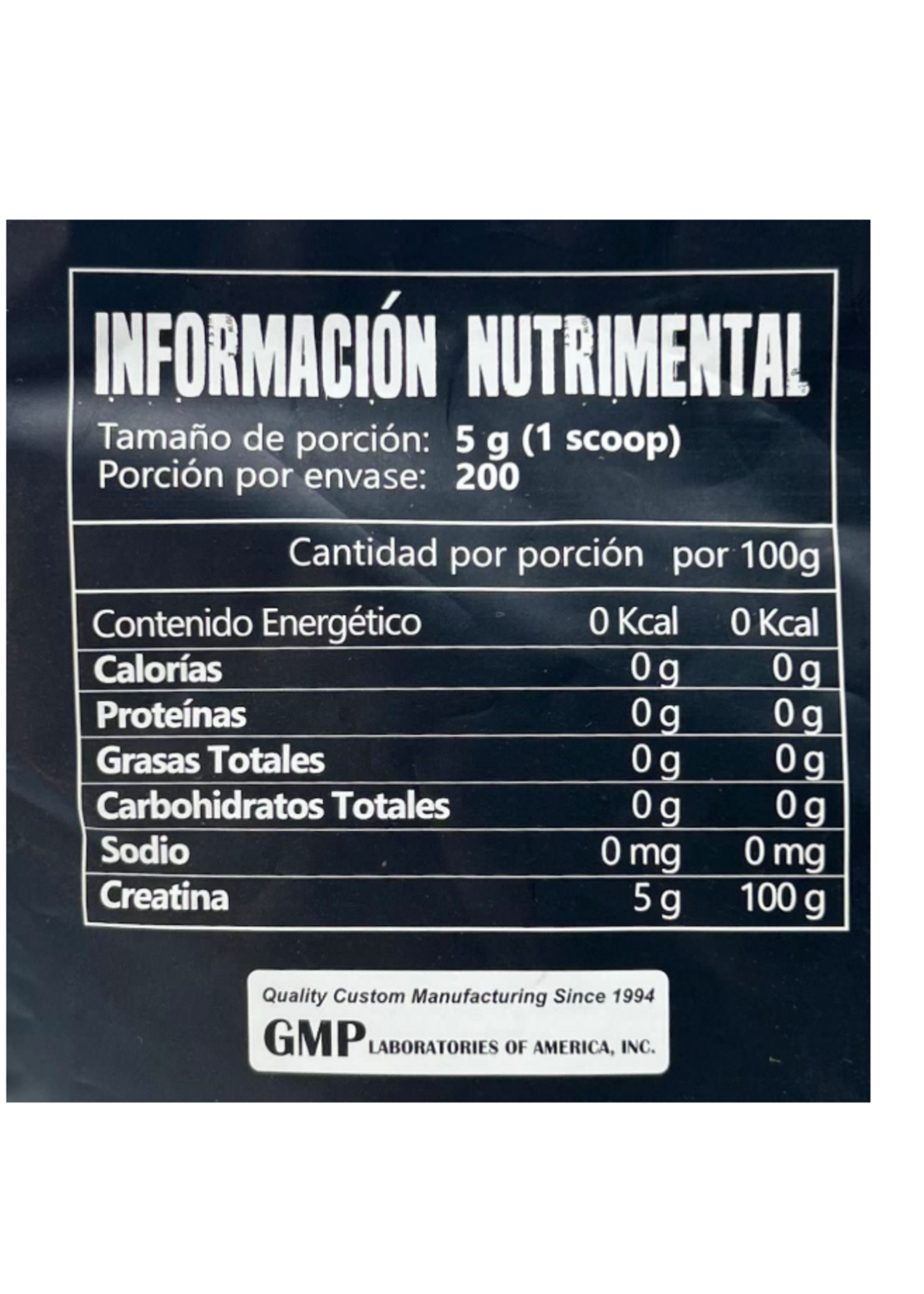 43 BOLSA CREATINA 43 200 SERV