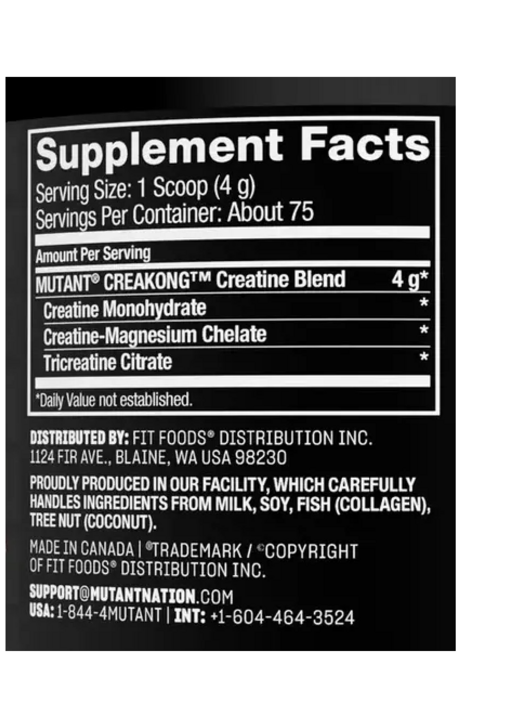 MUTANT CREAKONG 75 SERV