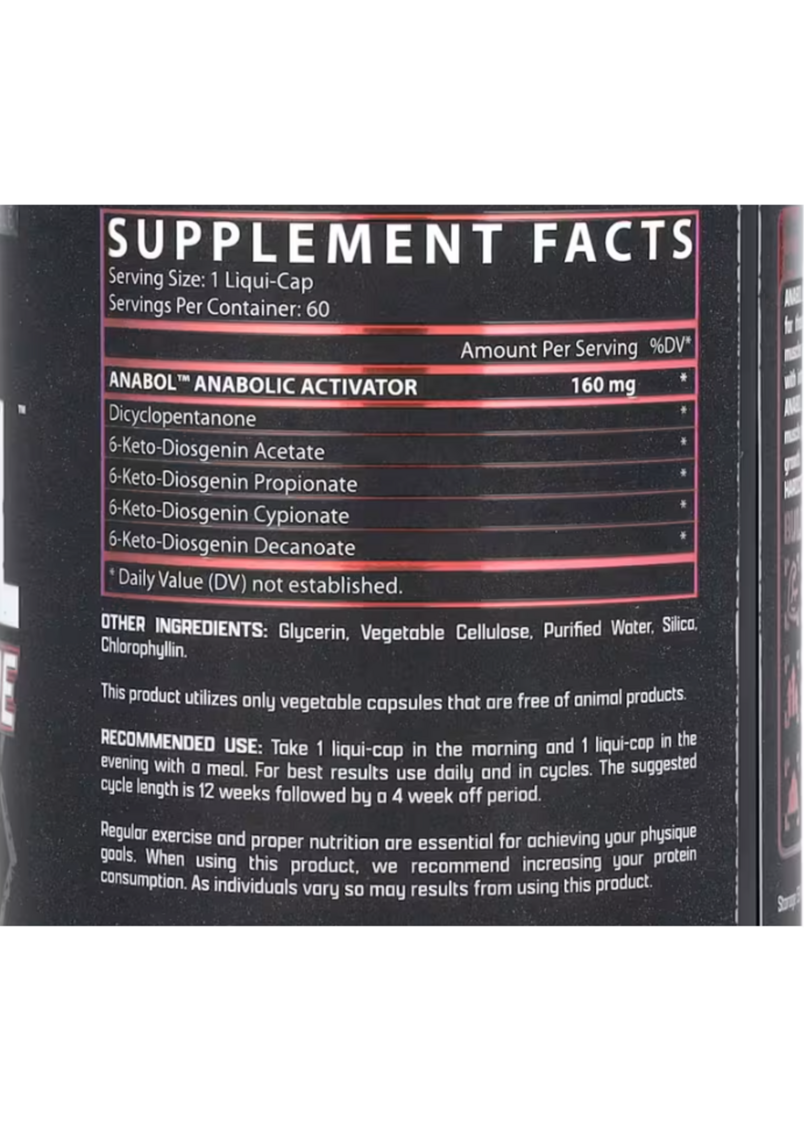 NUTREX ANABOL HARDCORE NUTREX 60 CAP