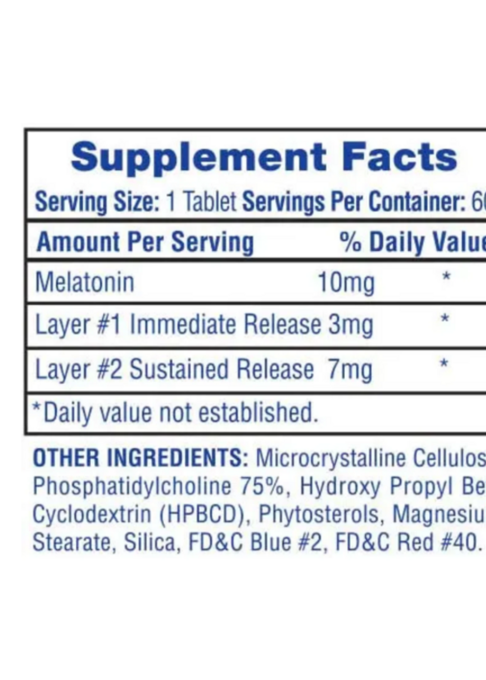 HTP MELATONINA HITECH 10MG 60 TAB