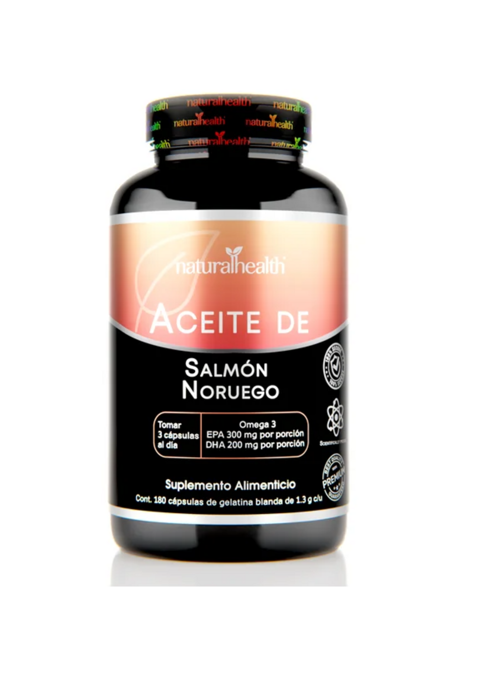 NATURAL HEALTH ACEITE SALMON NORUEGO NATURAL HEALTH 180 CAP