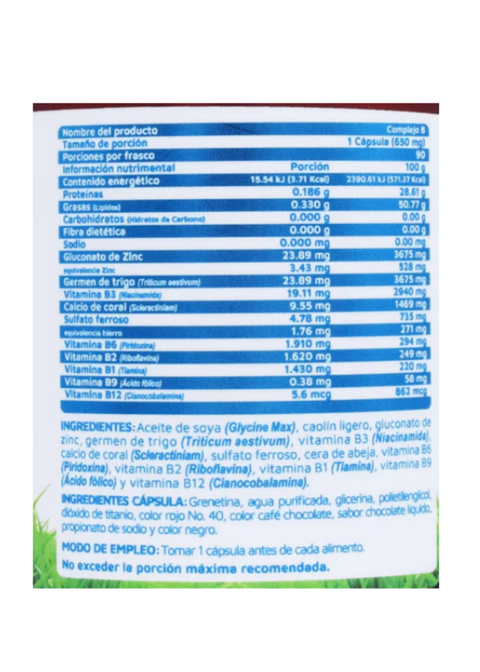 VIDANAT COMPLEJO B 90 CAP VIDANAT