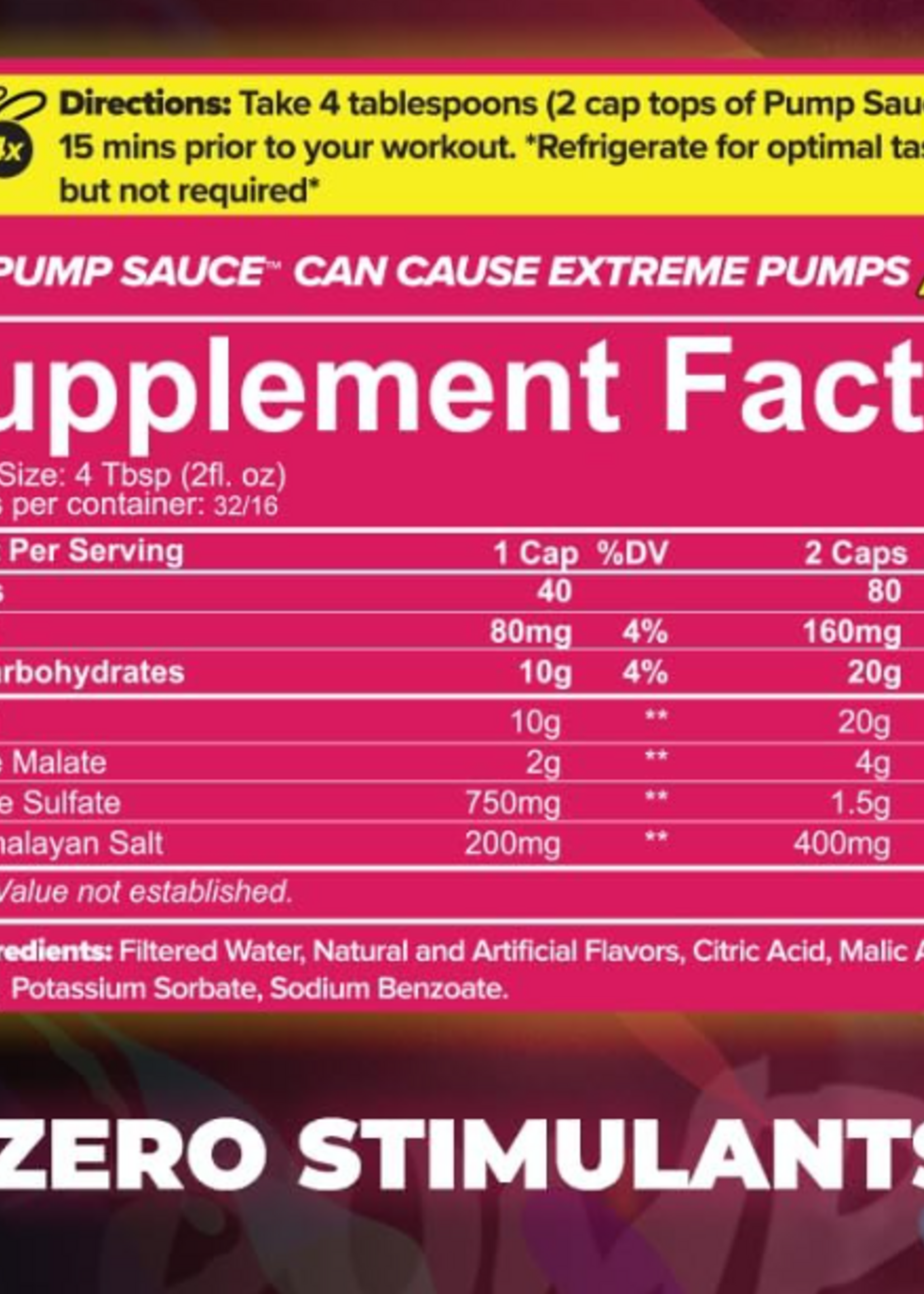 PUMP SAUCE (glycerol)
