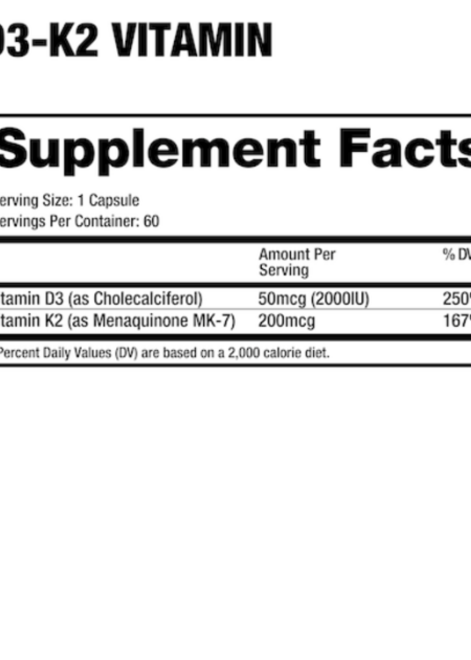 DRAGON PHARMA VITAMIN D3-K2 DRAGON PHARMA 60 CAP