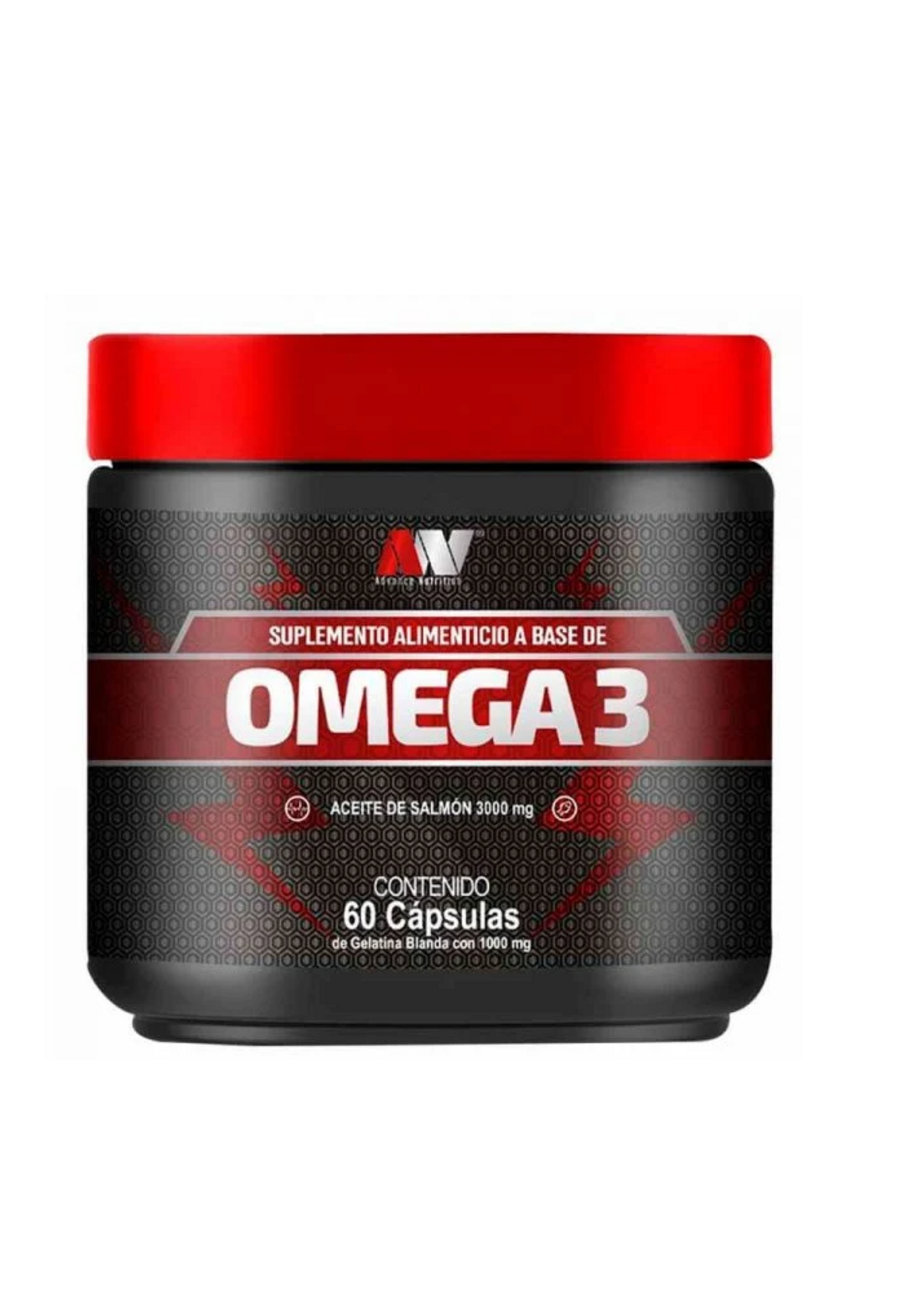 ADVANCE NUTRITION OMEGA 3 ADVANCE NUTRITION 60 CAP *NEGRO TAPA ROJA**