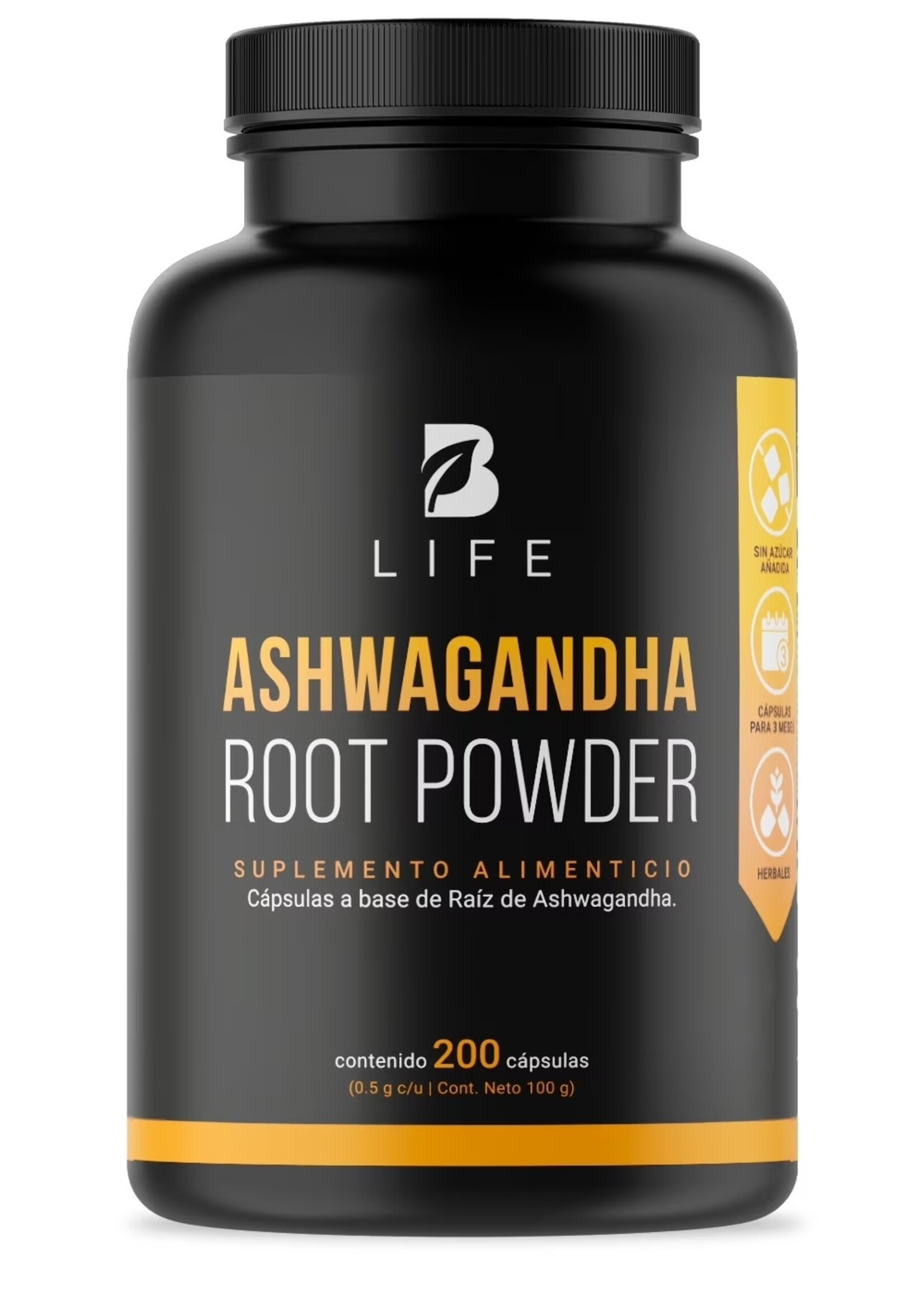 B LIFE ASHWAGANDA B LIFE 500 MG 200 CAP