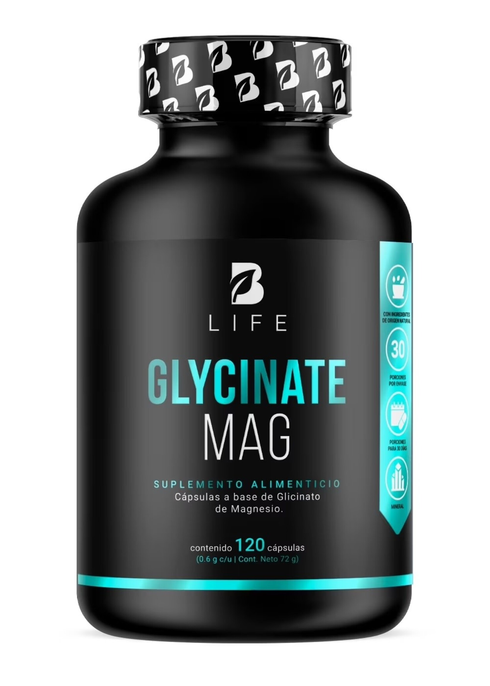 B LIFE GLYCINATO DE MAGNESIO B LIFE 600 MG 120 CAP