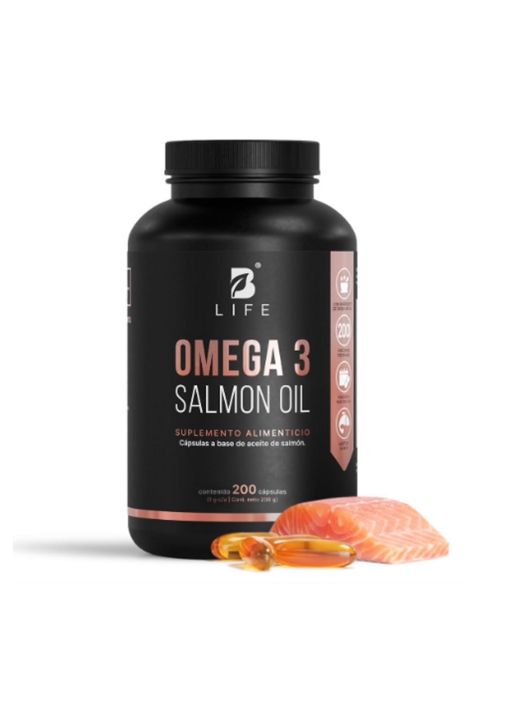 B LIFE OMEGA 3 SALMON OIL B LIFE 1000 MG 180 CAP