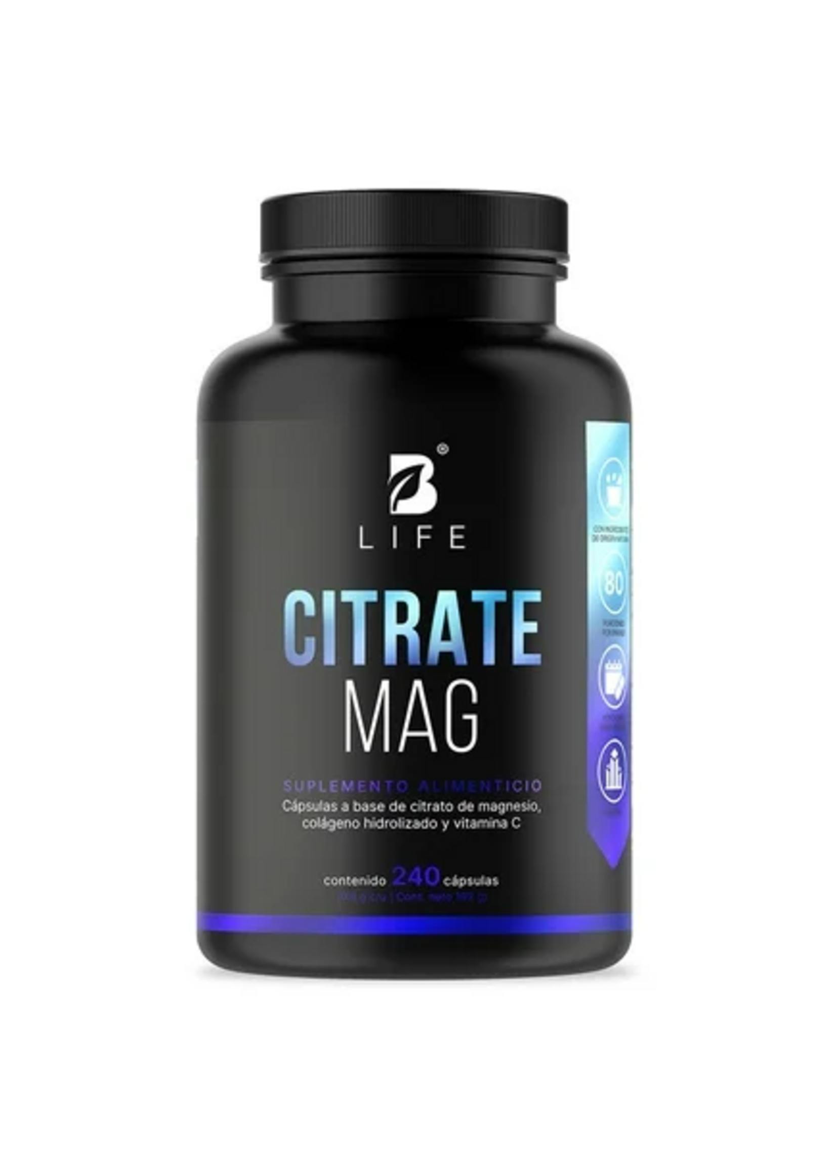 B LIFE CITRATO DE MAGNESIO B LIFE 800 MG 240 CAP