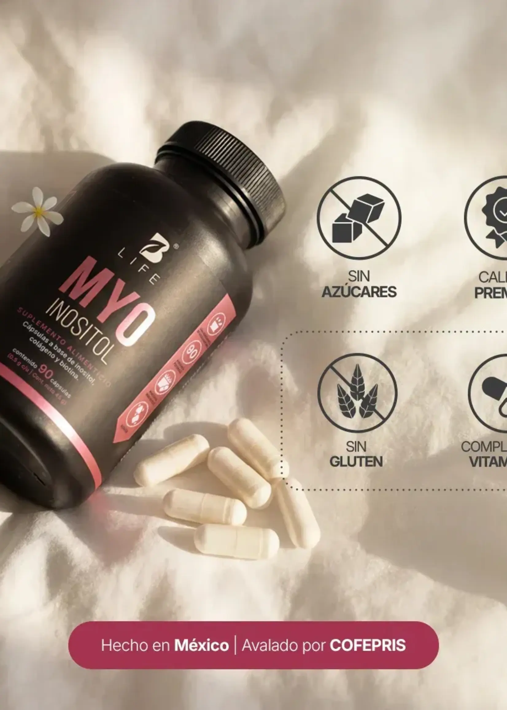 B LIFE MYO INOSITOL B LIFE 500 MG 90 CAP