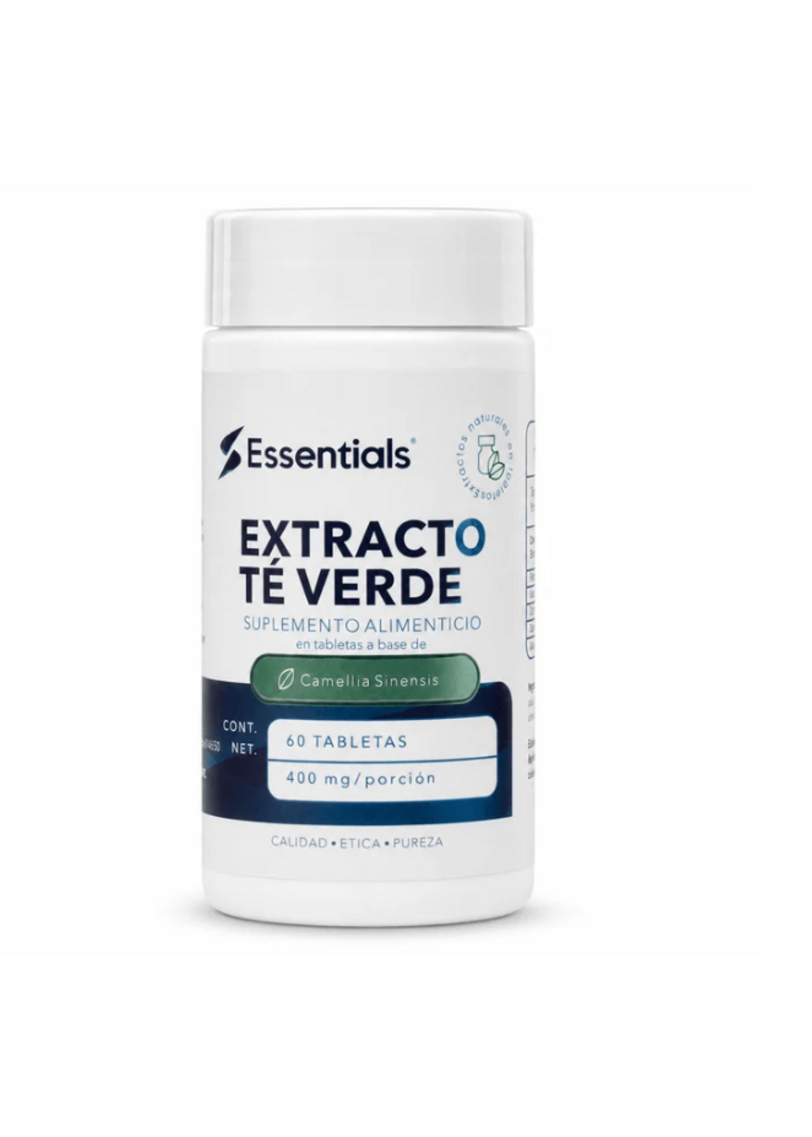 ESSENTIALS EXTRACTO DE TE VERDE ESSENTIALS 400 MG 60 CAP