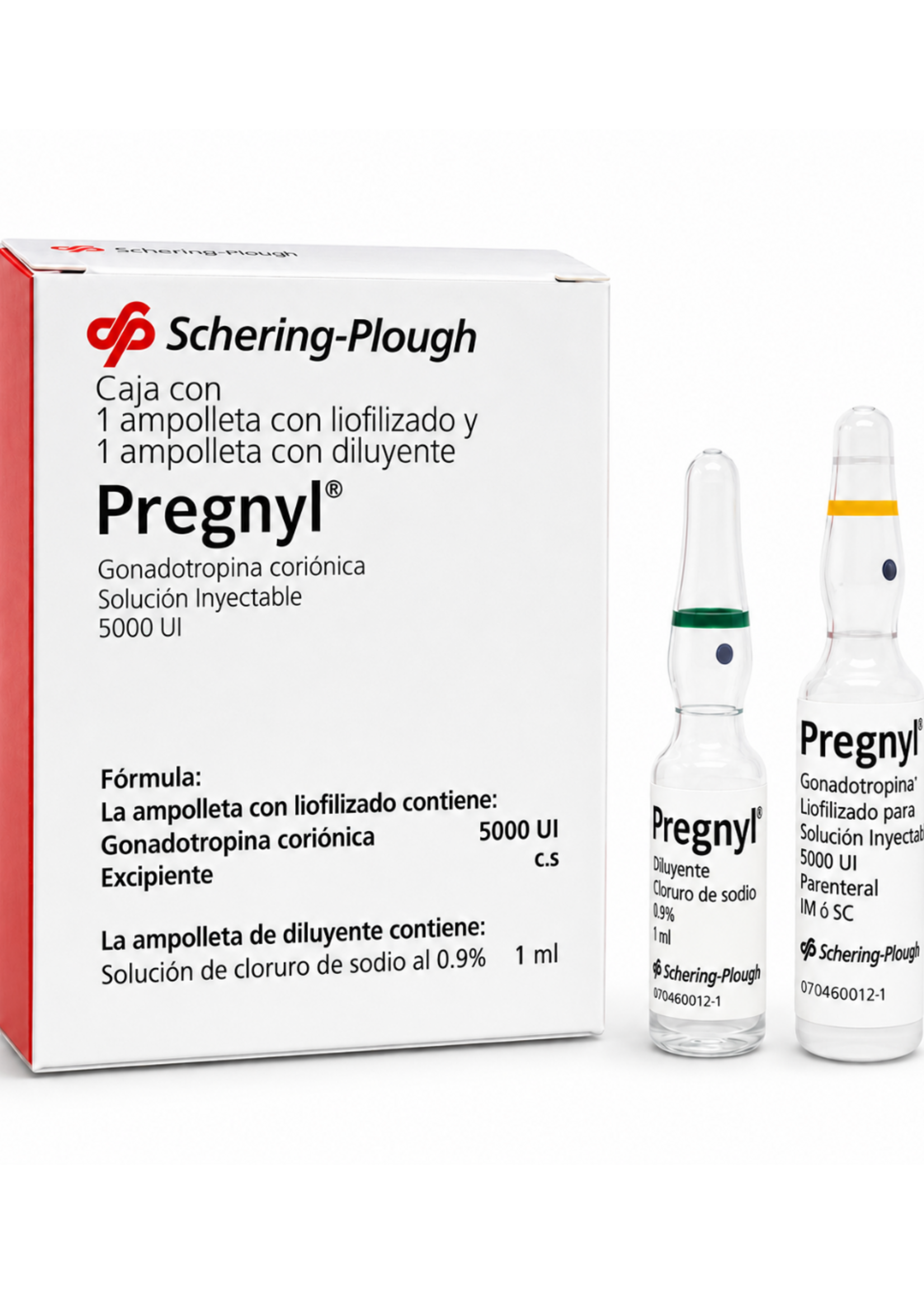 SHERING PREGNYL 5000 IU GONATROPINA 5000 IU SHERING