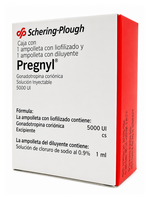 SHERING PREGNYL 5000 IU GONATROPINA 5000 IU SHERING