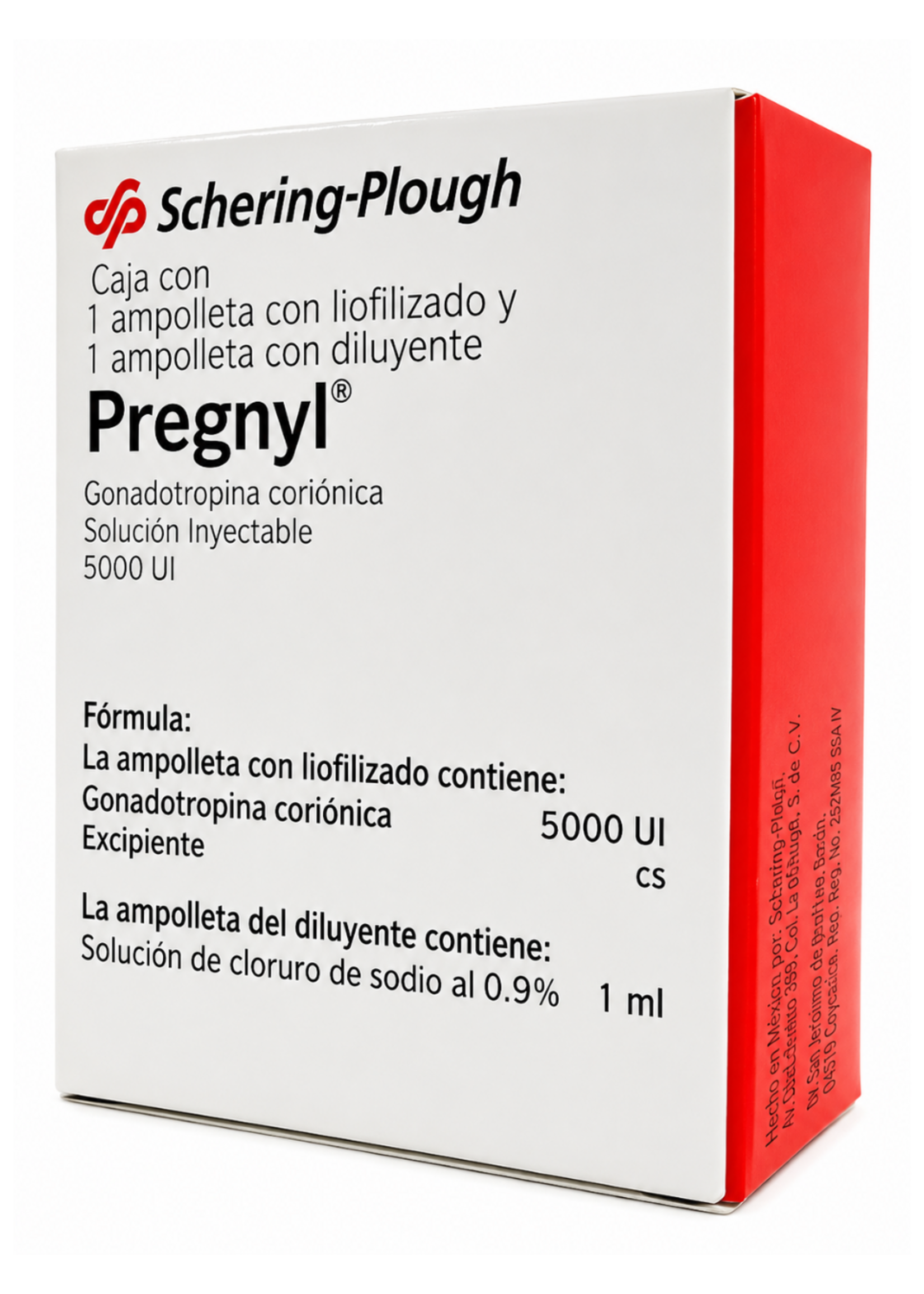 SHERING PREGNYL 5000 IU GONATROPINA 5000 IU SHERING