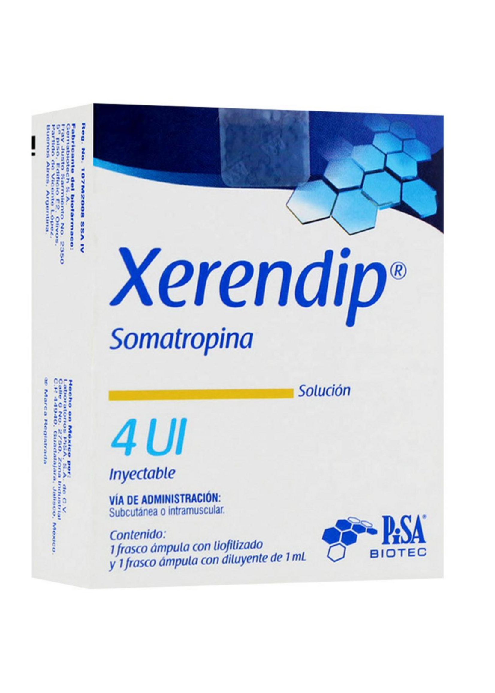 XERENDIP 4 UI 1.33 MG 2 ML