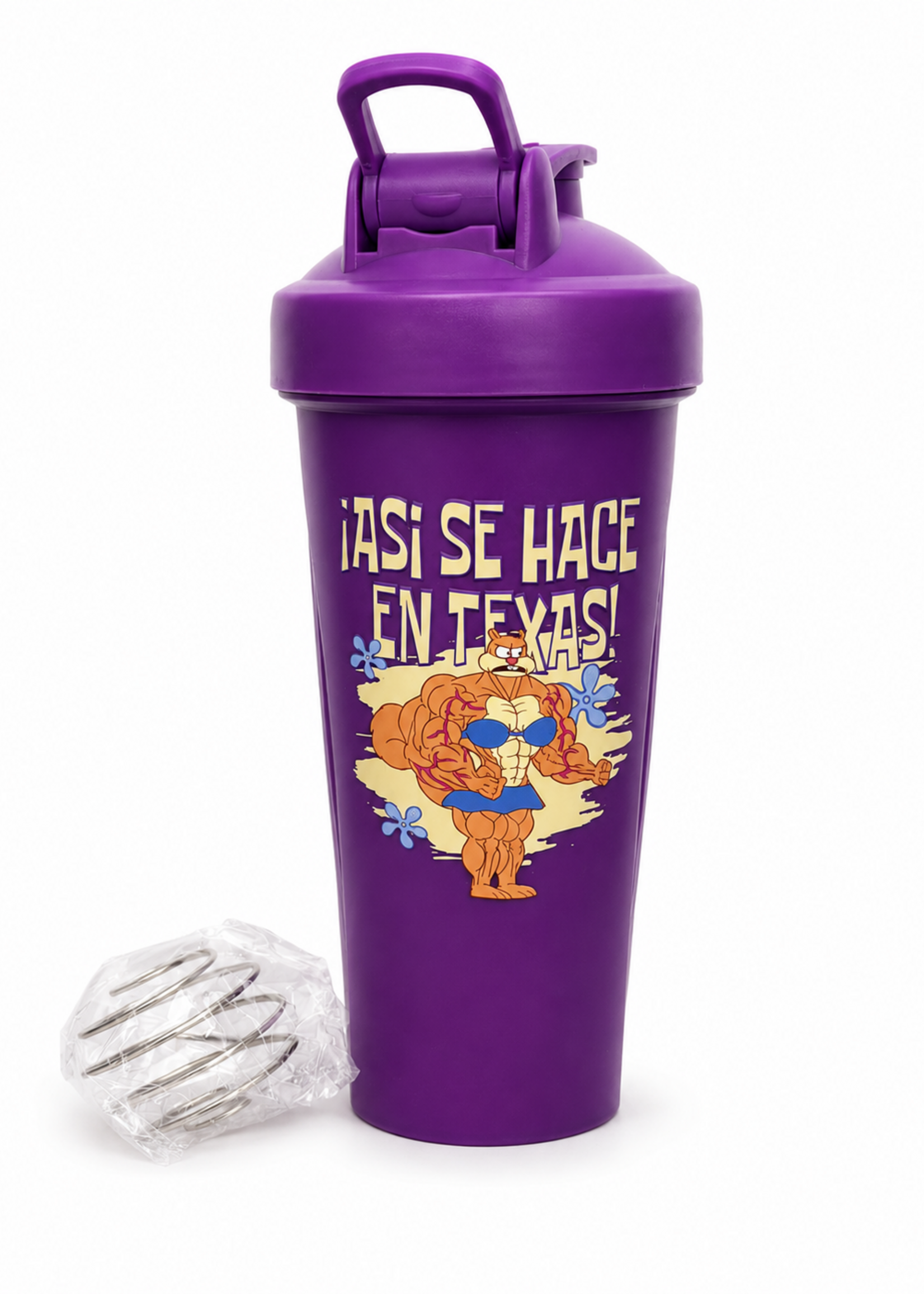 SIN MARCA SHAKER MORADO 700 ML