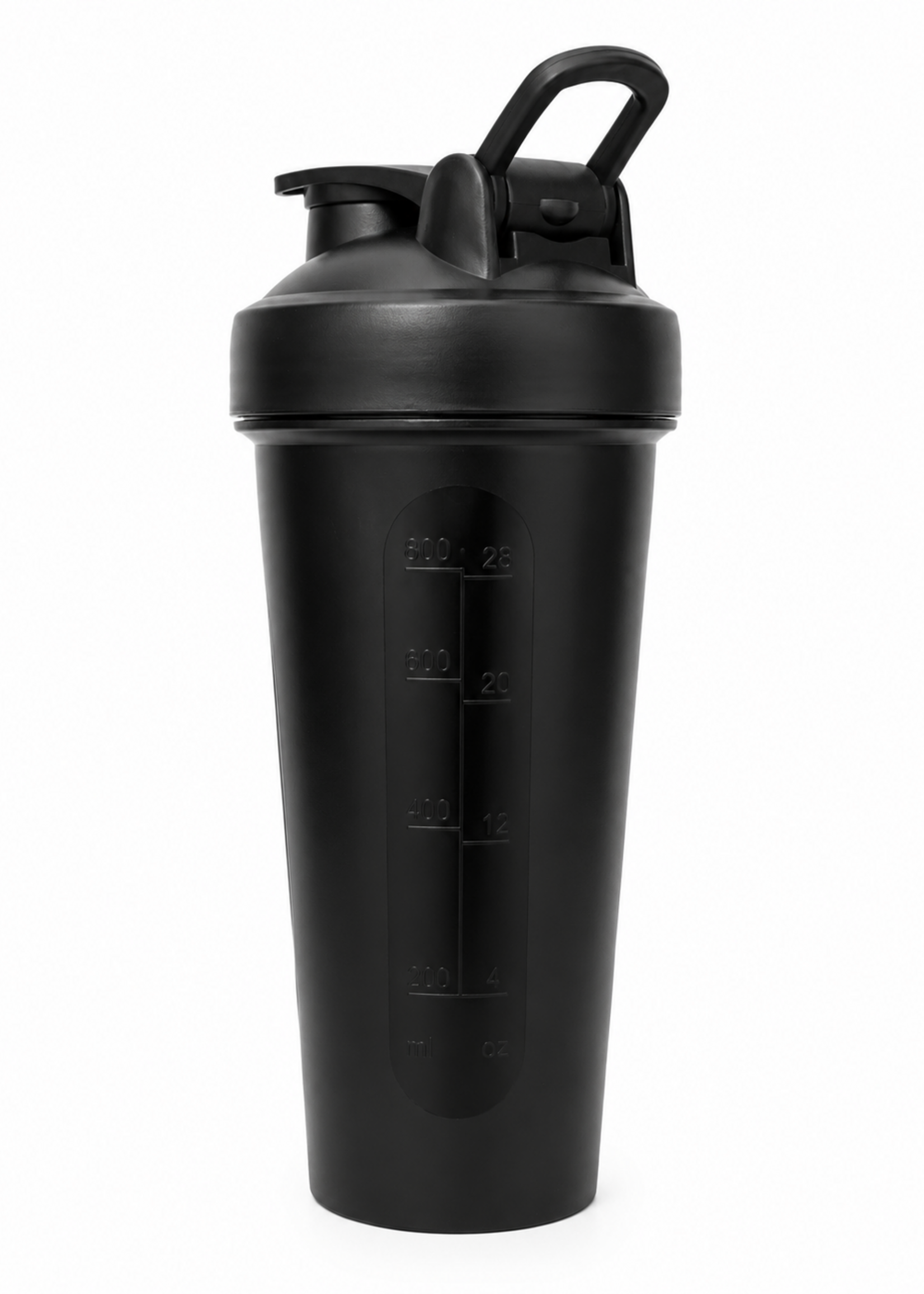 SIN MARCA SHAKER NEGRO 700 ML