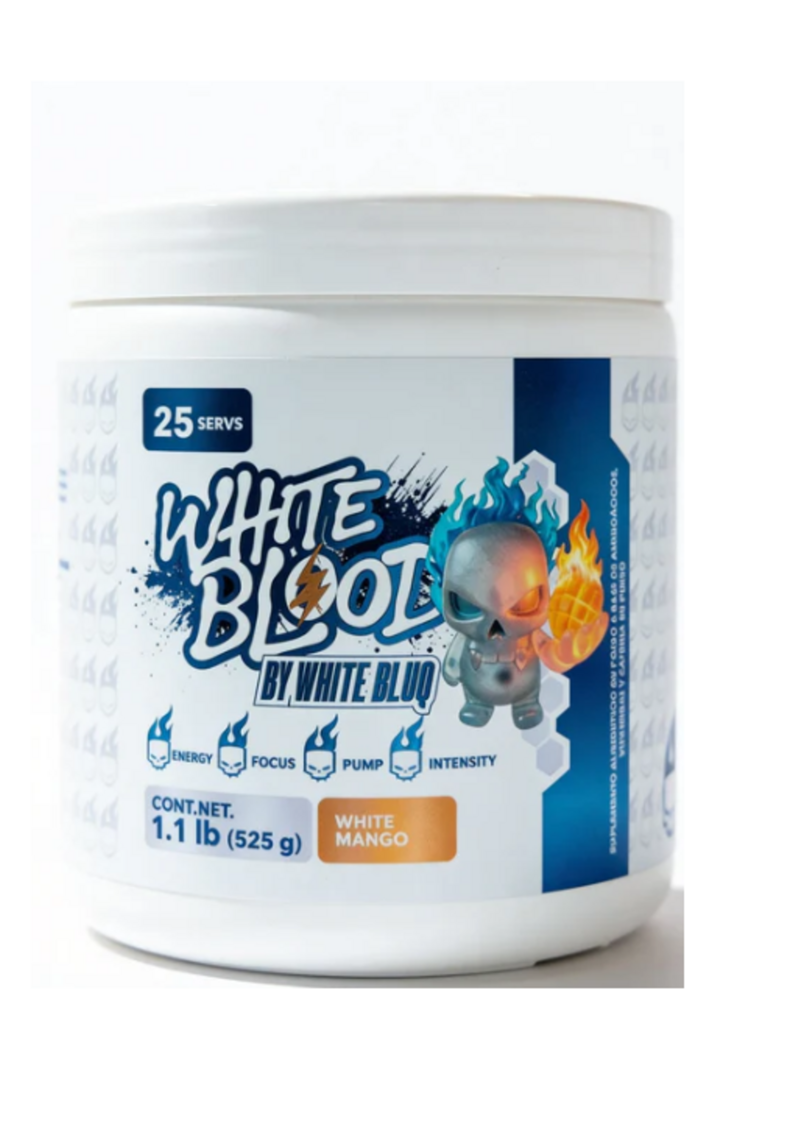 ESSENTIALS WHITE BLOOD PRE ENTRENO 25 SERV (JUGUETE DENTRO)