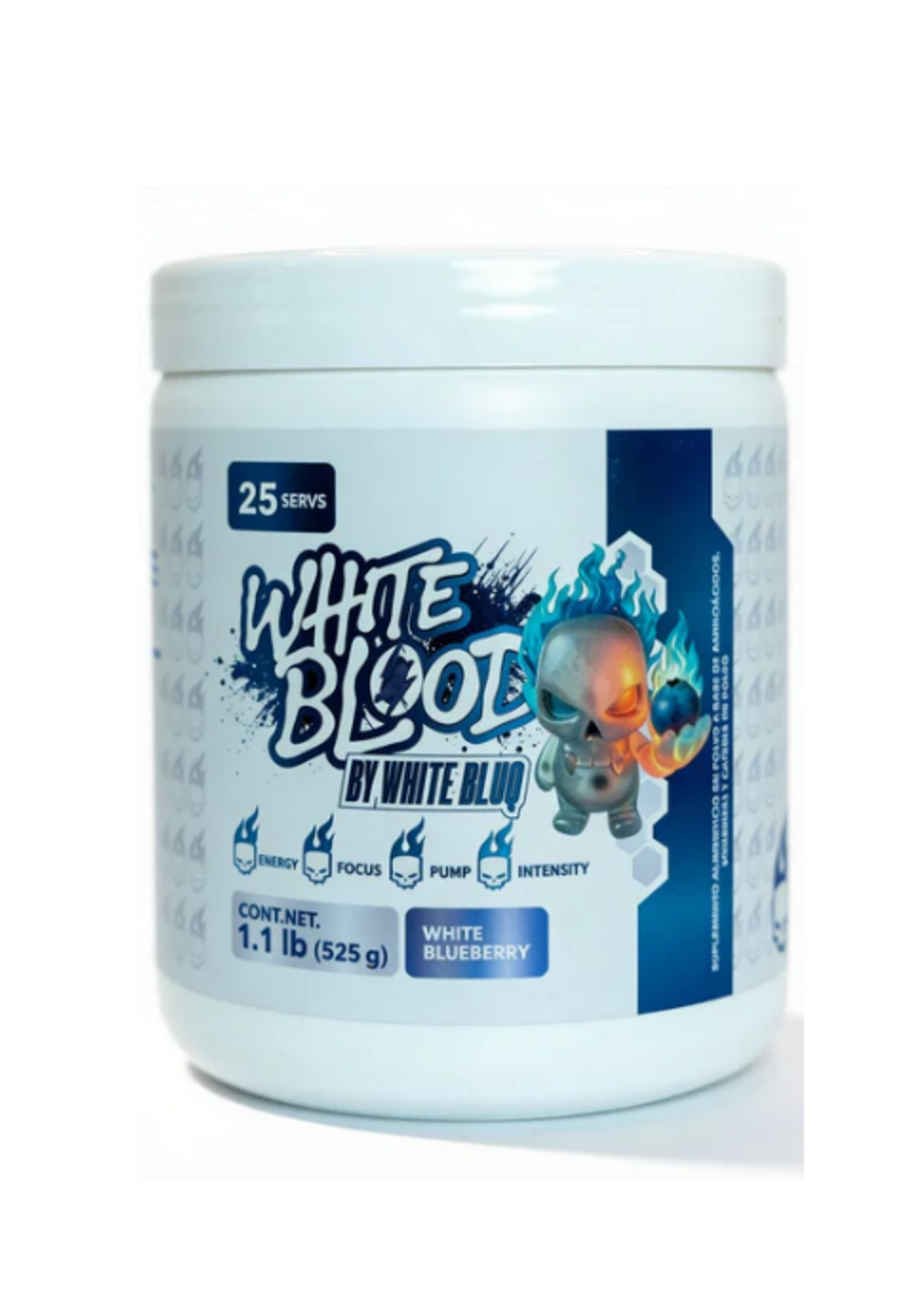 ESSENTIALS WHITE BLOOD PRE ENTRENO 25 SERV (JUGUETE DENTRO)