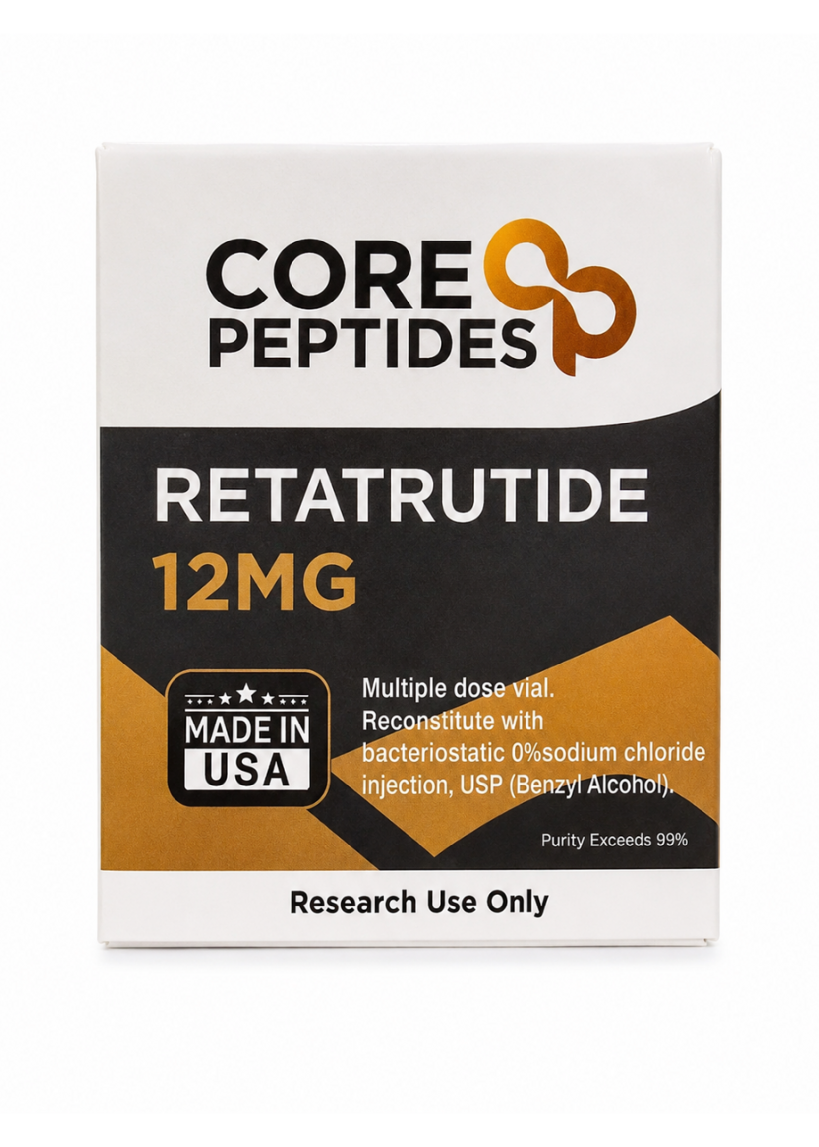 CORE PEPTIDES RETATRUTIDE 12 MG CORE PEPTIDES