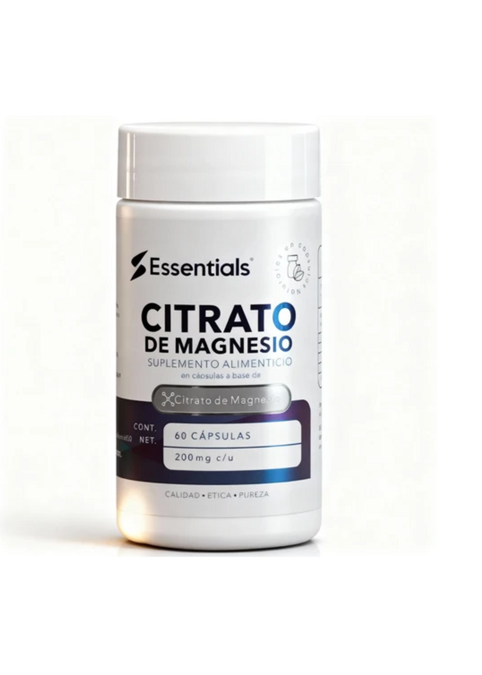 ESSENTIALS CITRATO DE MAGNESIO ESSENTIAL 200 MG/60 CAP