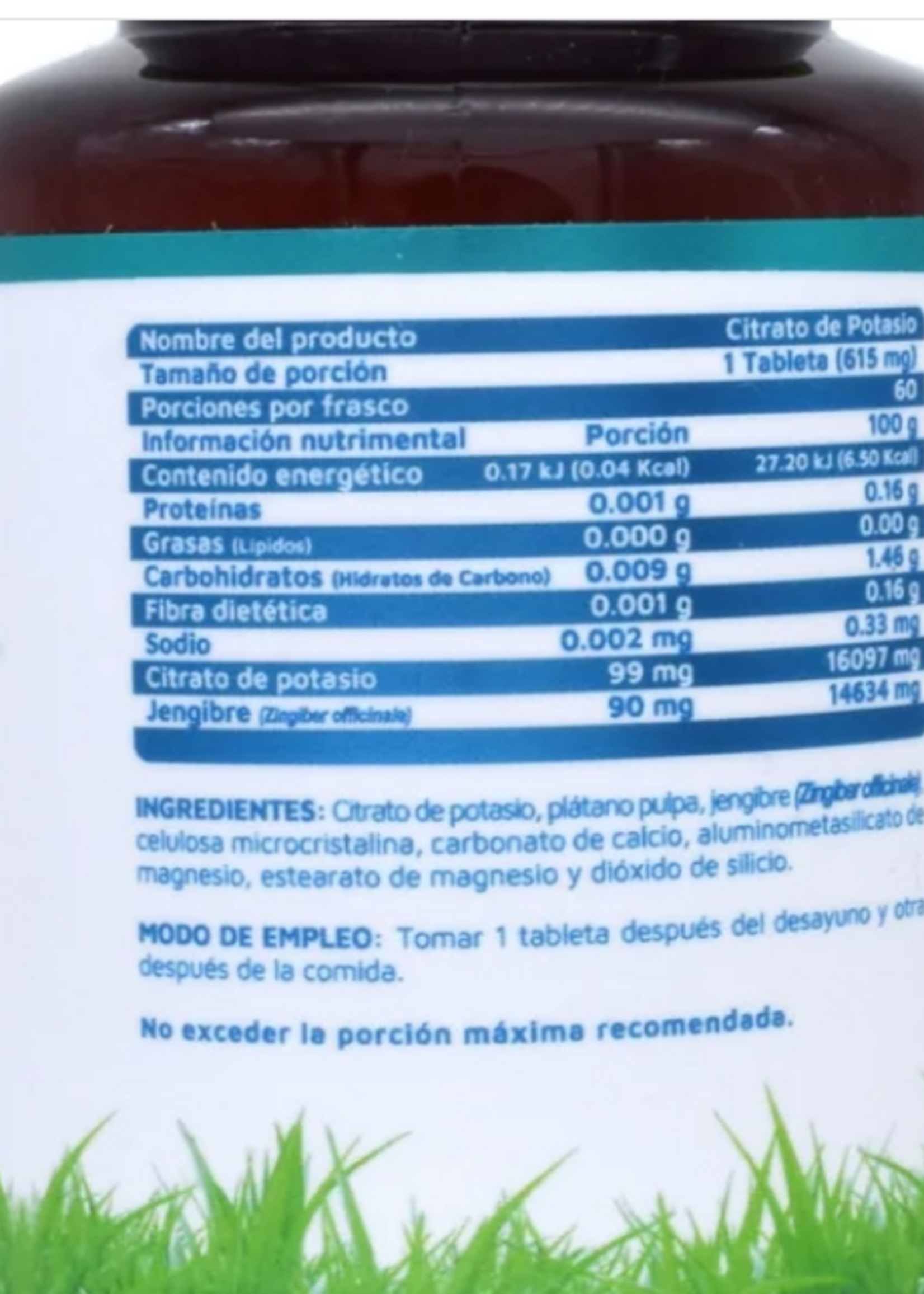 VIDANAT CITRATO DE POTASIO VIDANAT 60 TAB