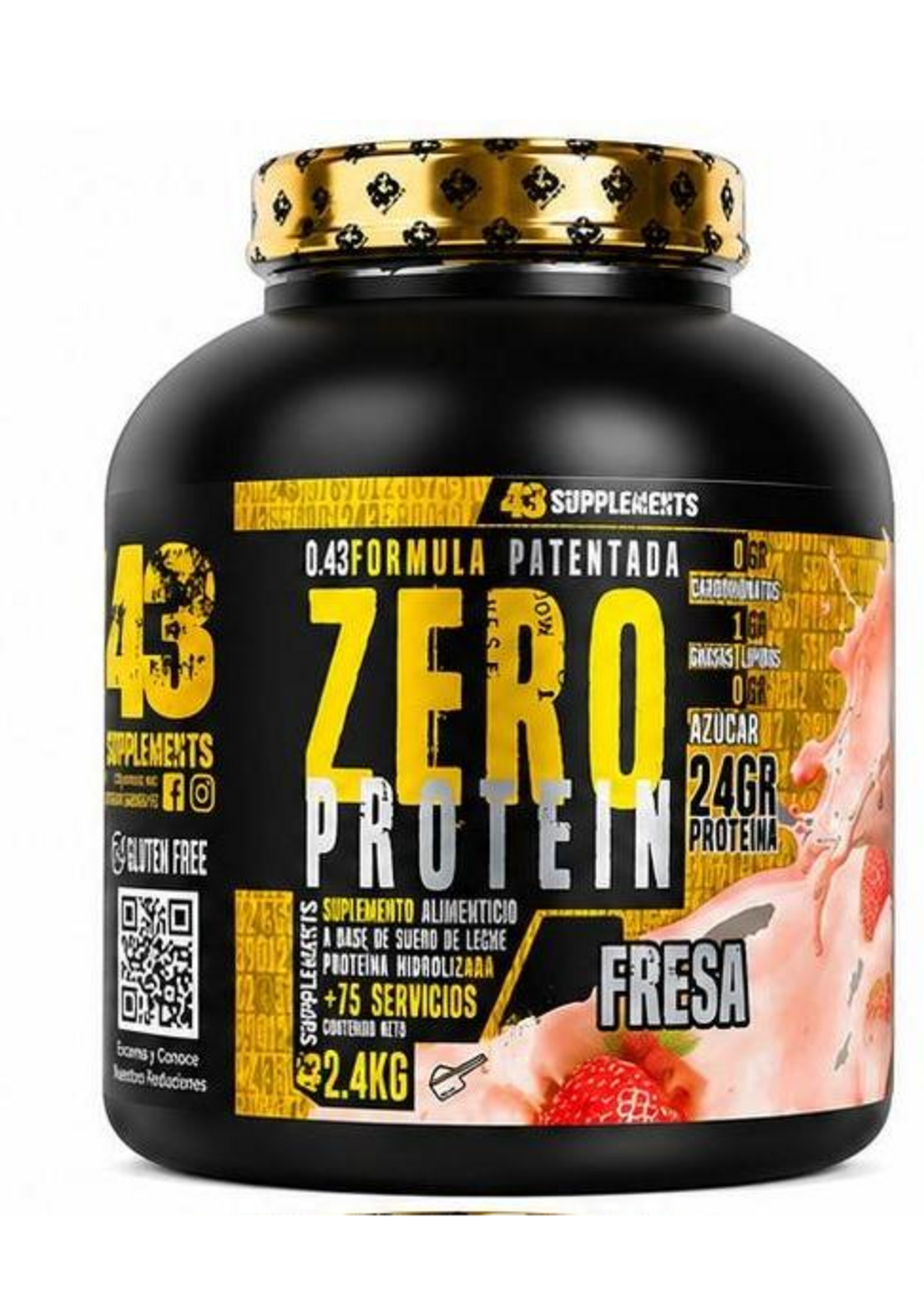 43 ZERO PROTEIN MICRONIZED 43 -