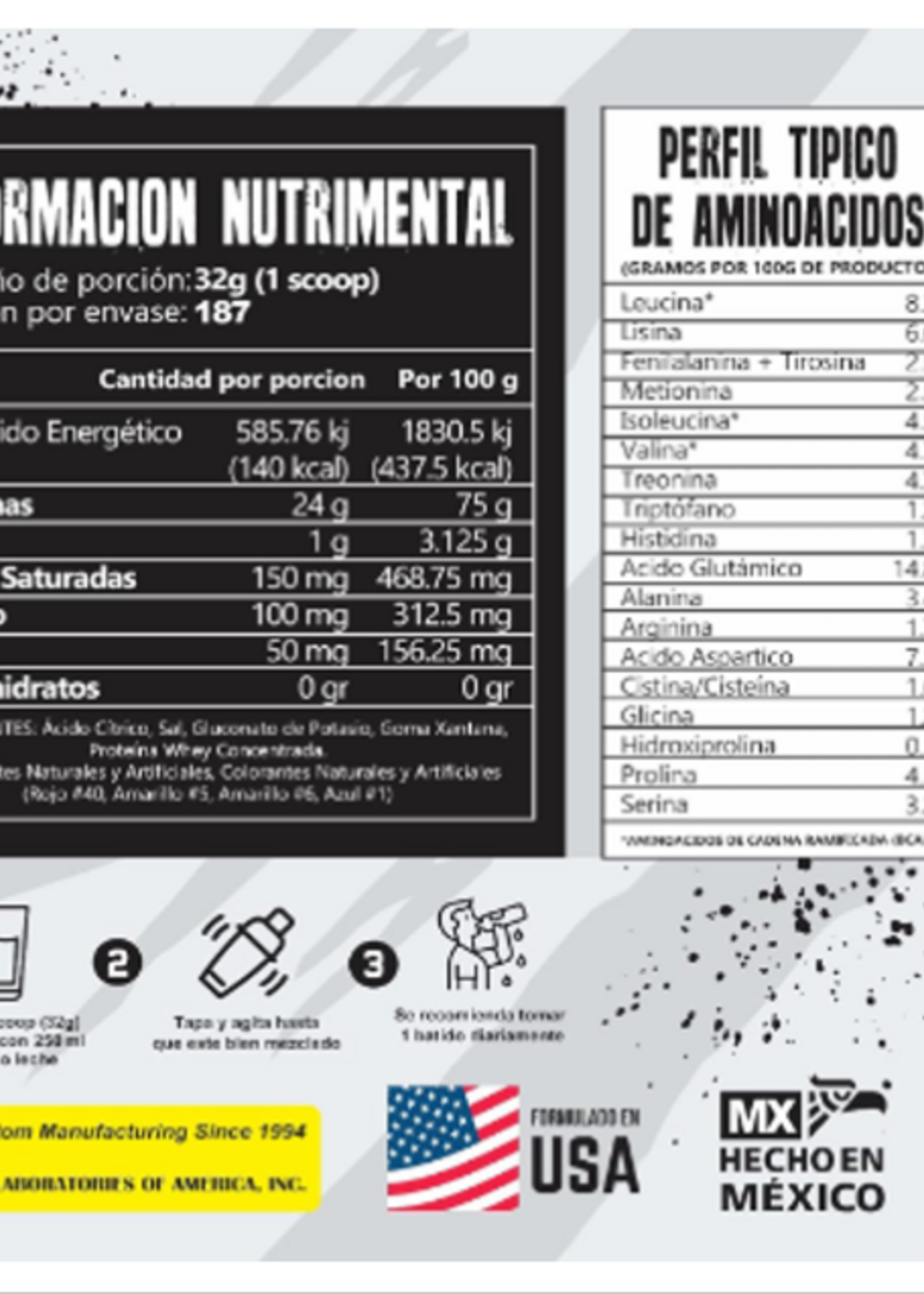 43 COSTAL 43 ZERO PROTEIN