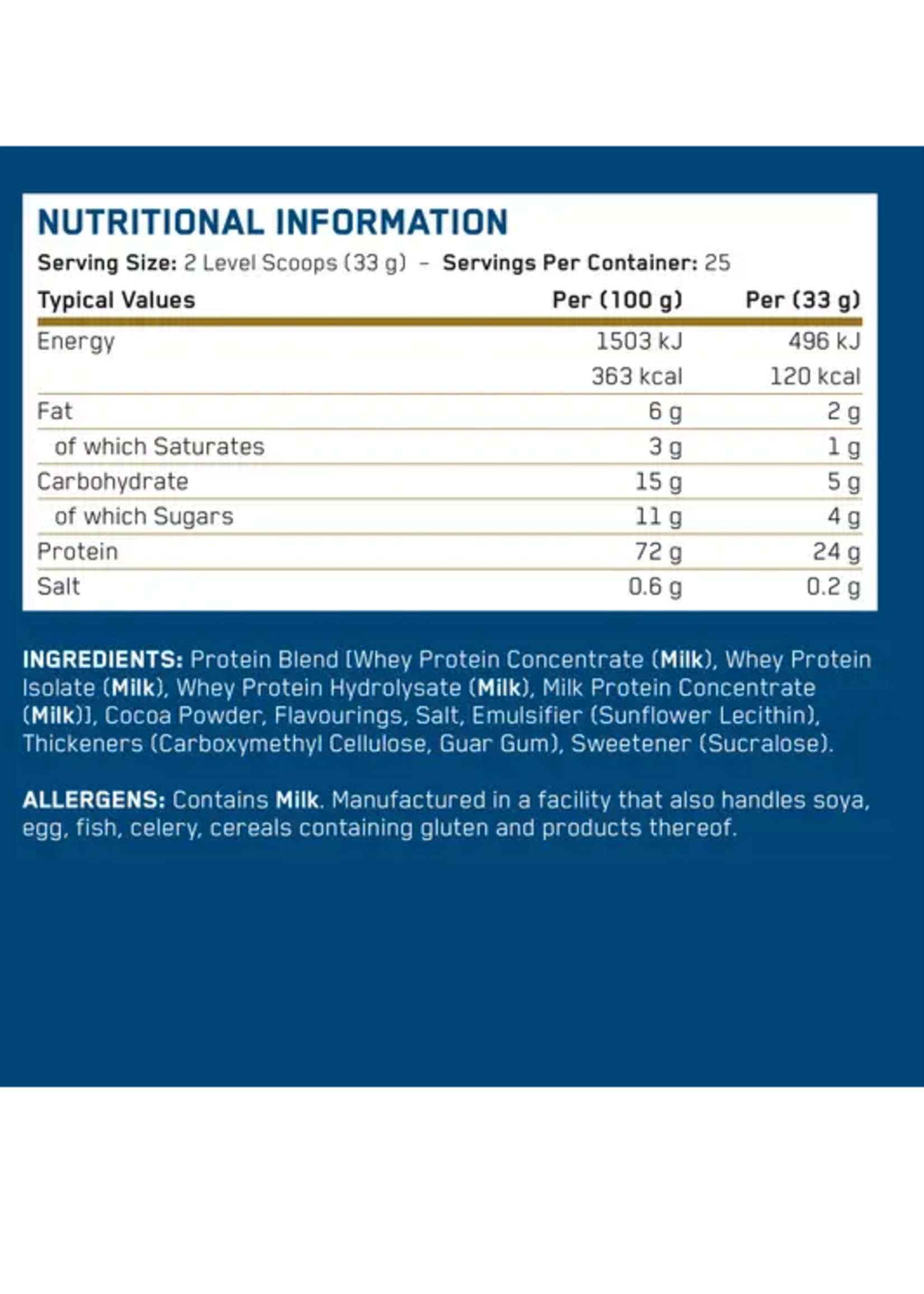 APPLIED NUTRITION CRITICAL WHEY
