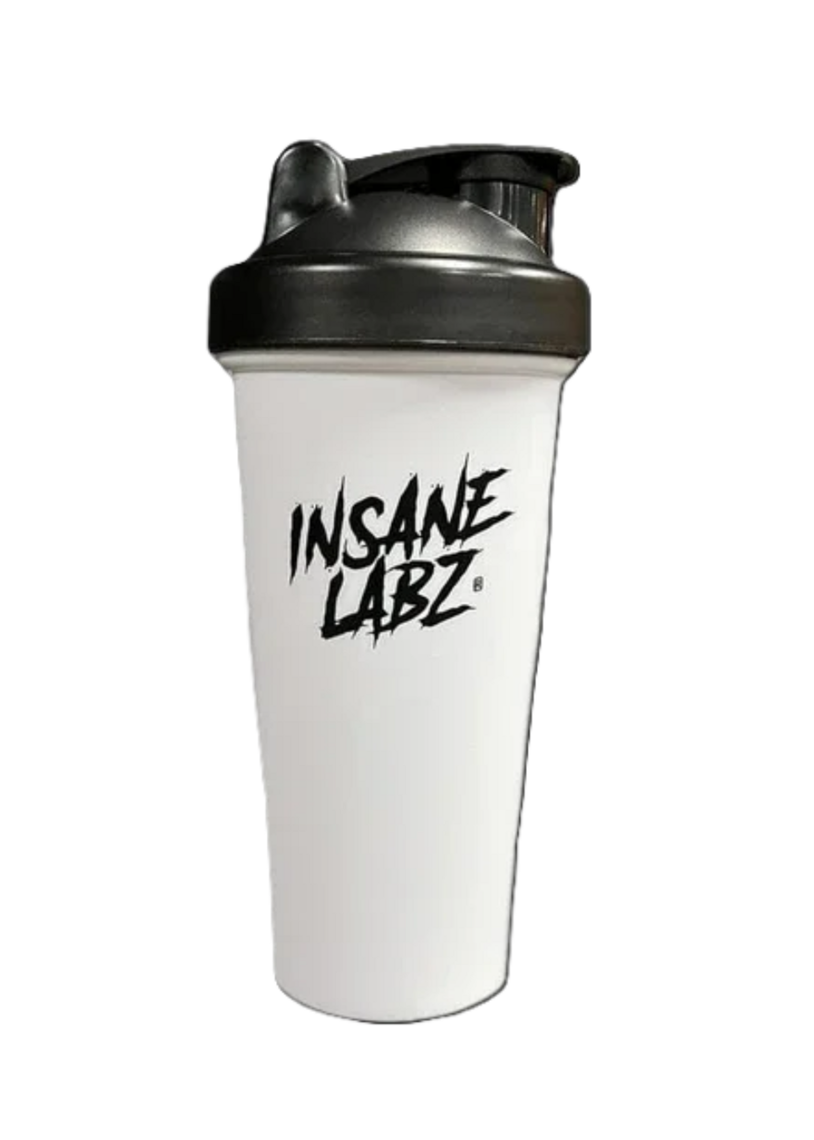 INSANE LABZ SHAKER INSANE 22 OZ BLANCO TAPA NEGRA
