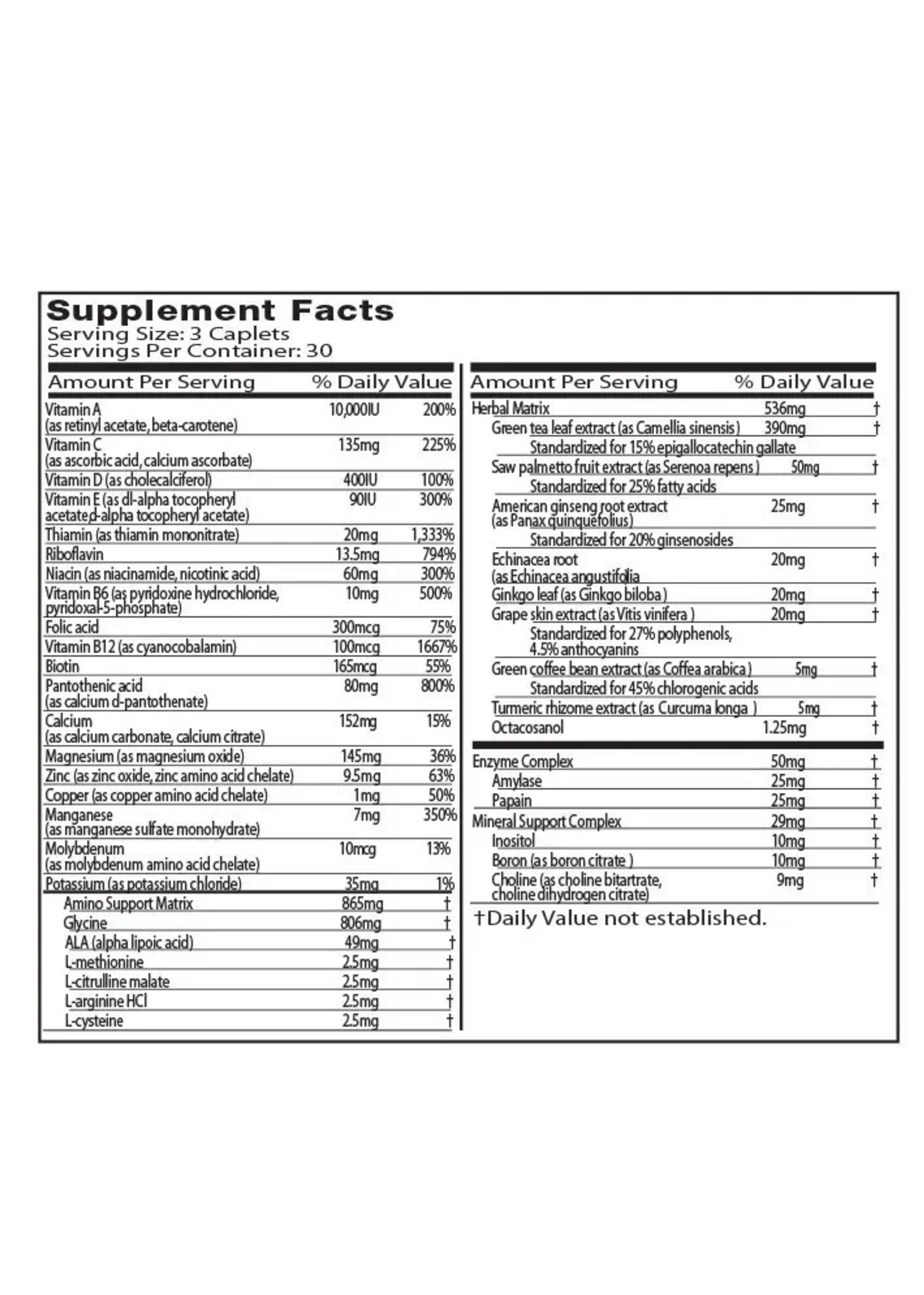 MUSCLETECH PLATINUM MULTIVITAMIN 90 CAP