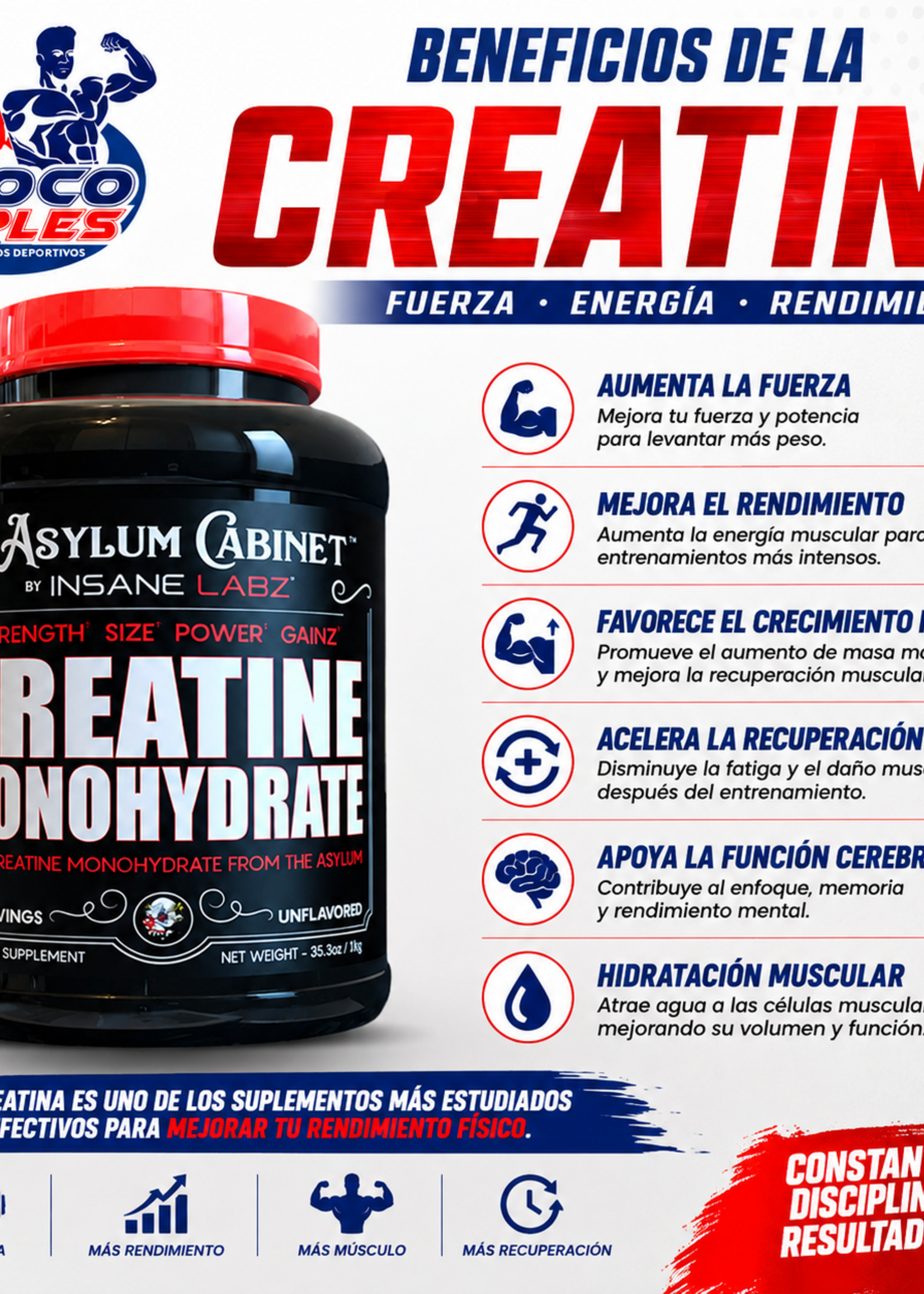 INSANE LABZ CREATINA INSANE 200 SERV