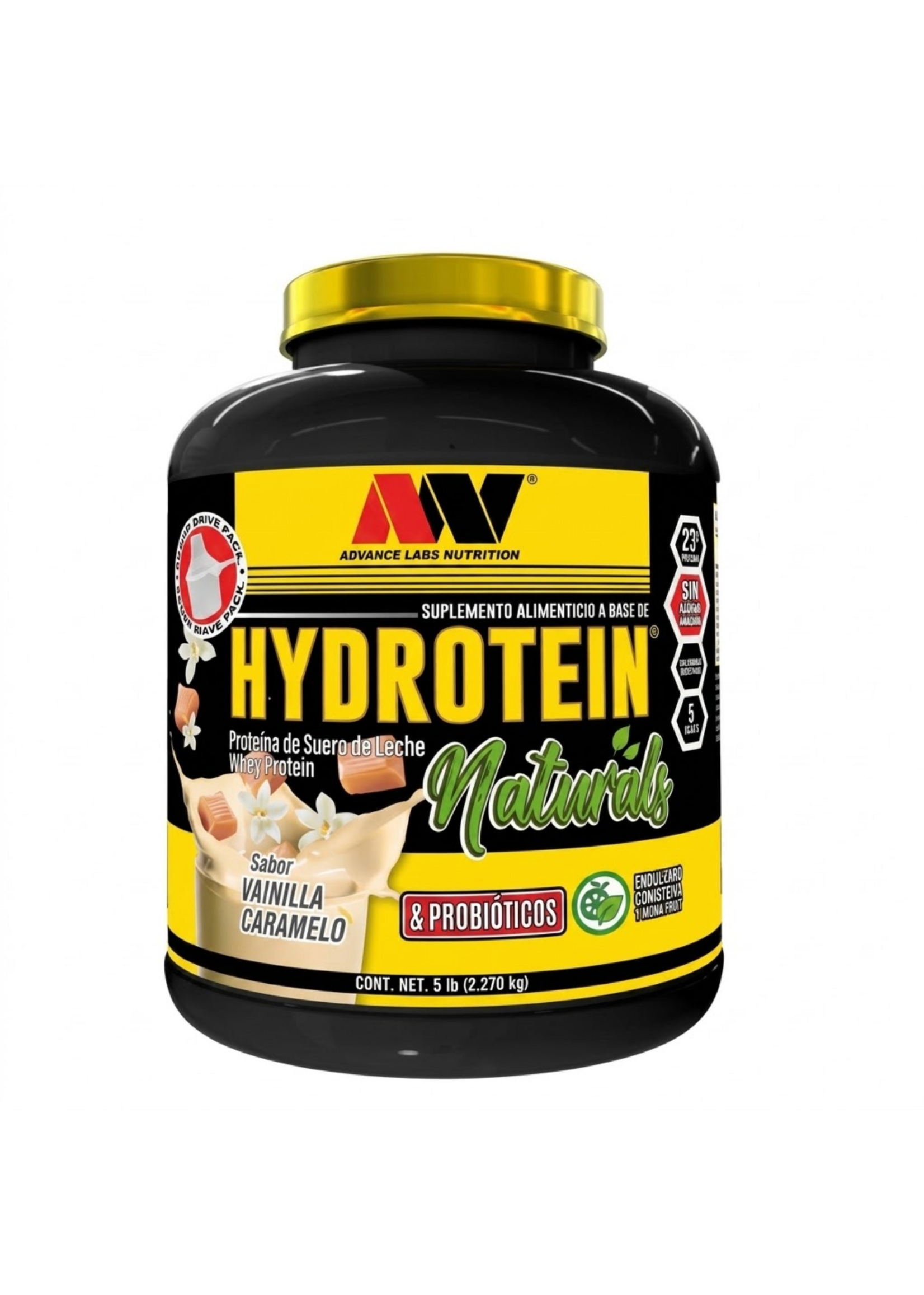ADVANCE NUTRITION HYDROTEIN NATURALS & PROBIOTICOS(SIN AZUCAR PARA DIABETICOS)