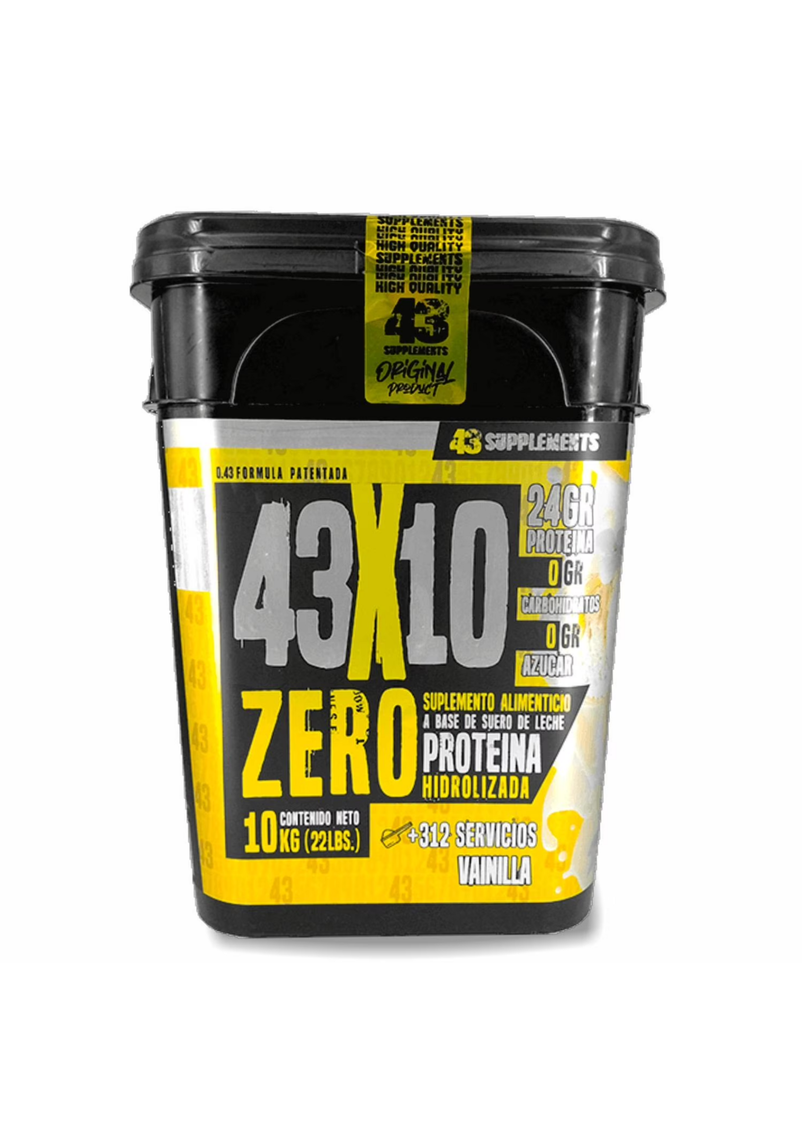 43 CUBETA ZERO PROTEIN MICRONIZED 43