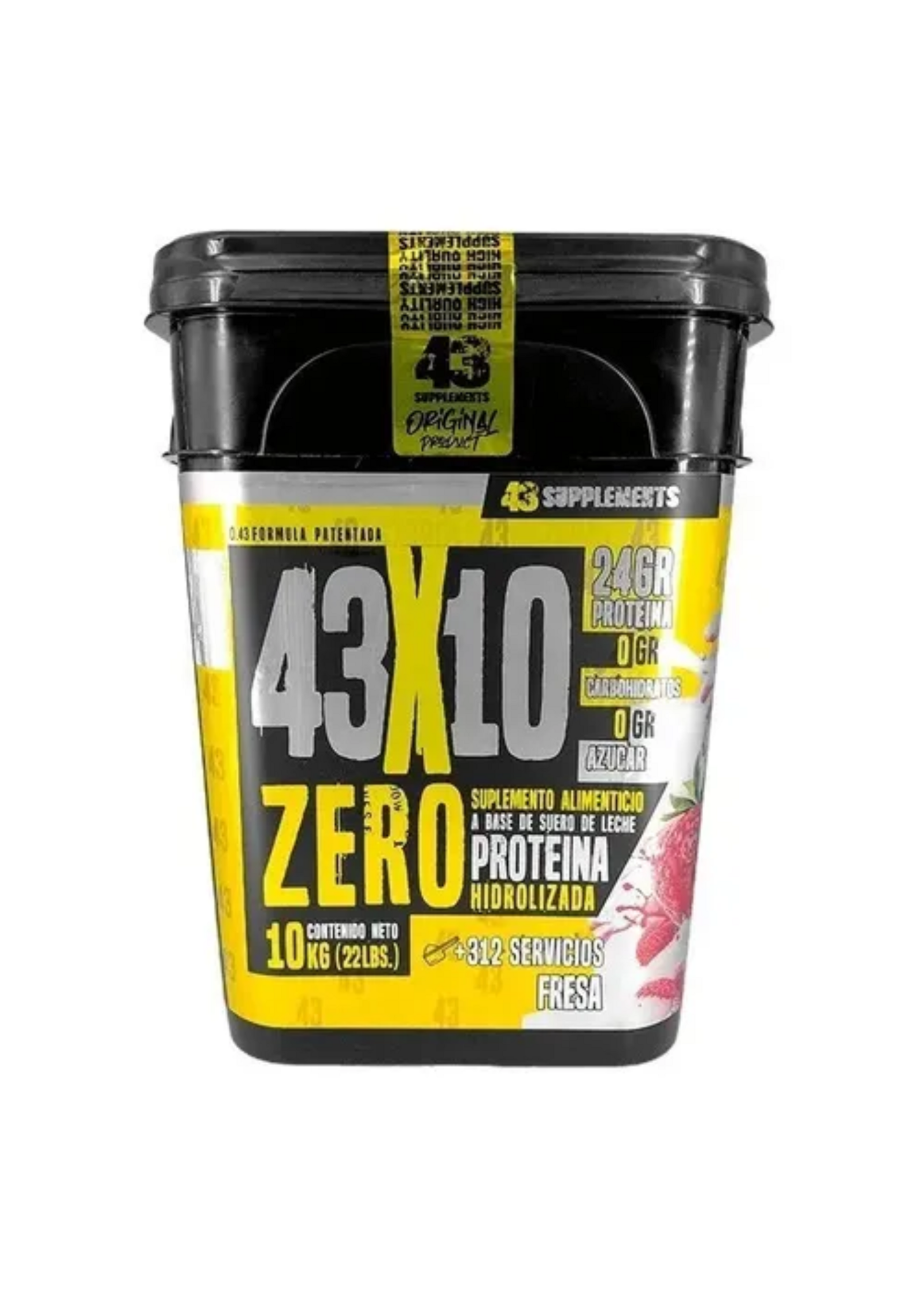 43 CUBETA ZERO PROTEIN MICRONIZED 43