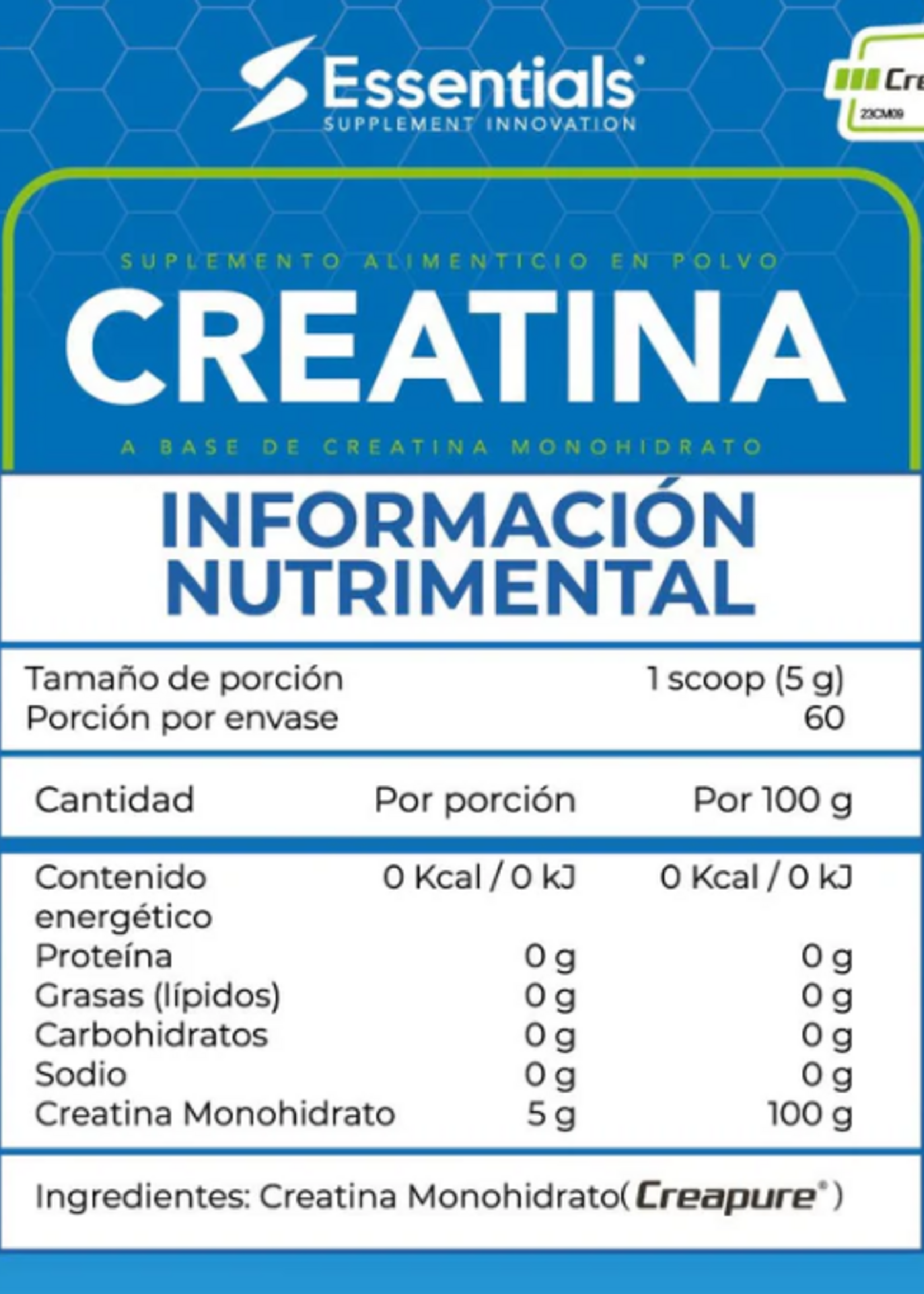 ESSENTIALS CREAPURE ESSENTIAL
