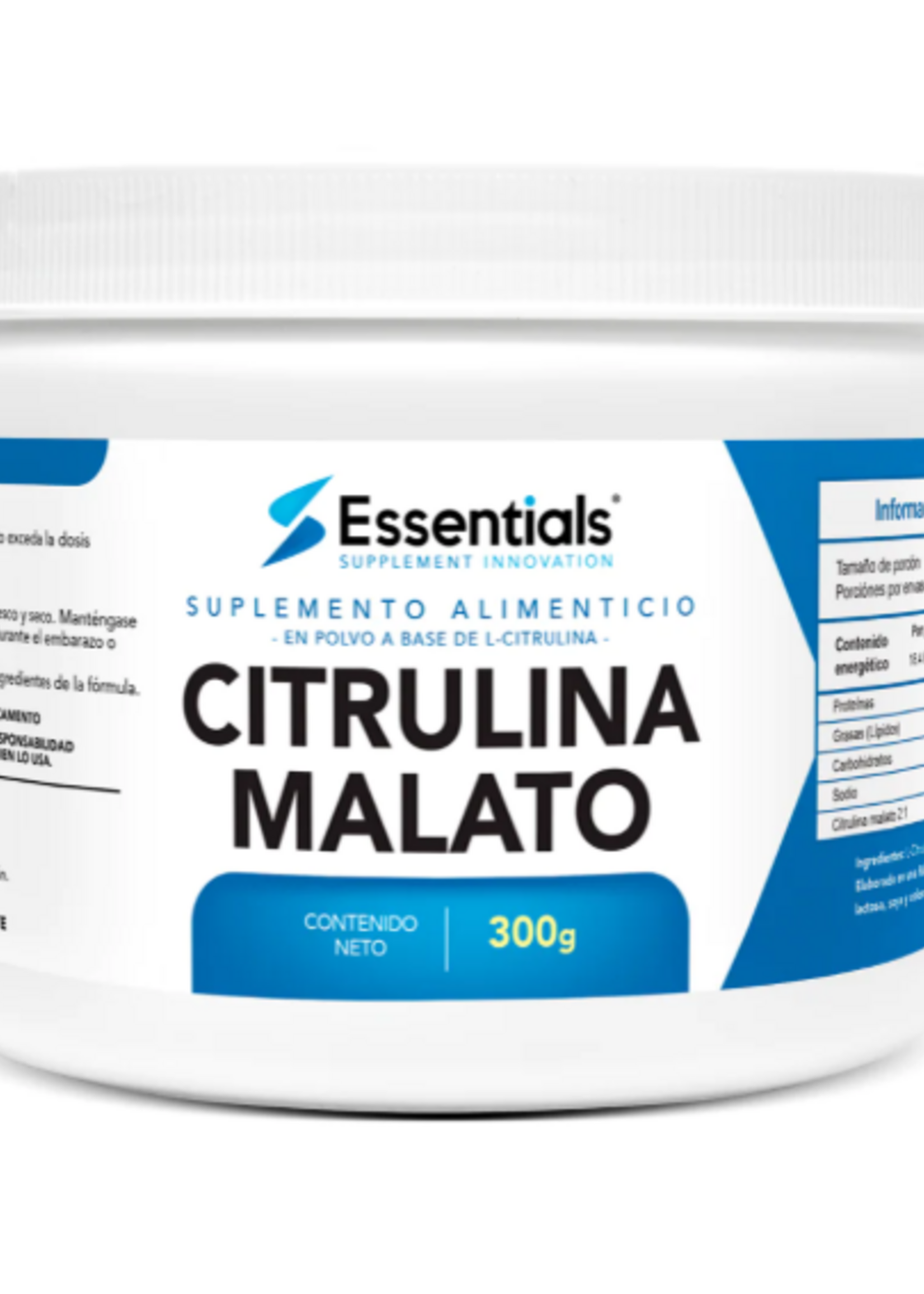 ESSENTIALS CITRULINA MALATO ESSENTIALS 300 GR 42 SERV