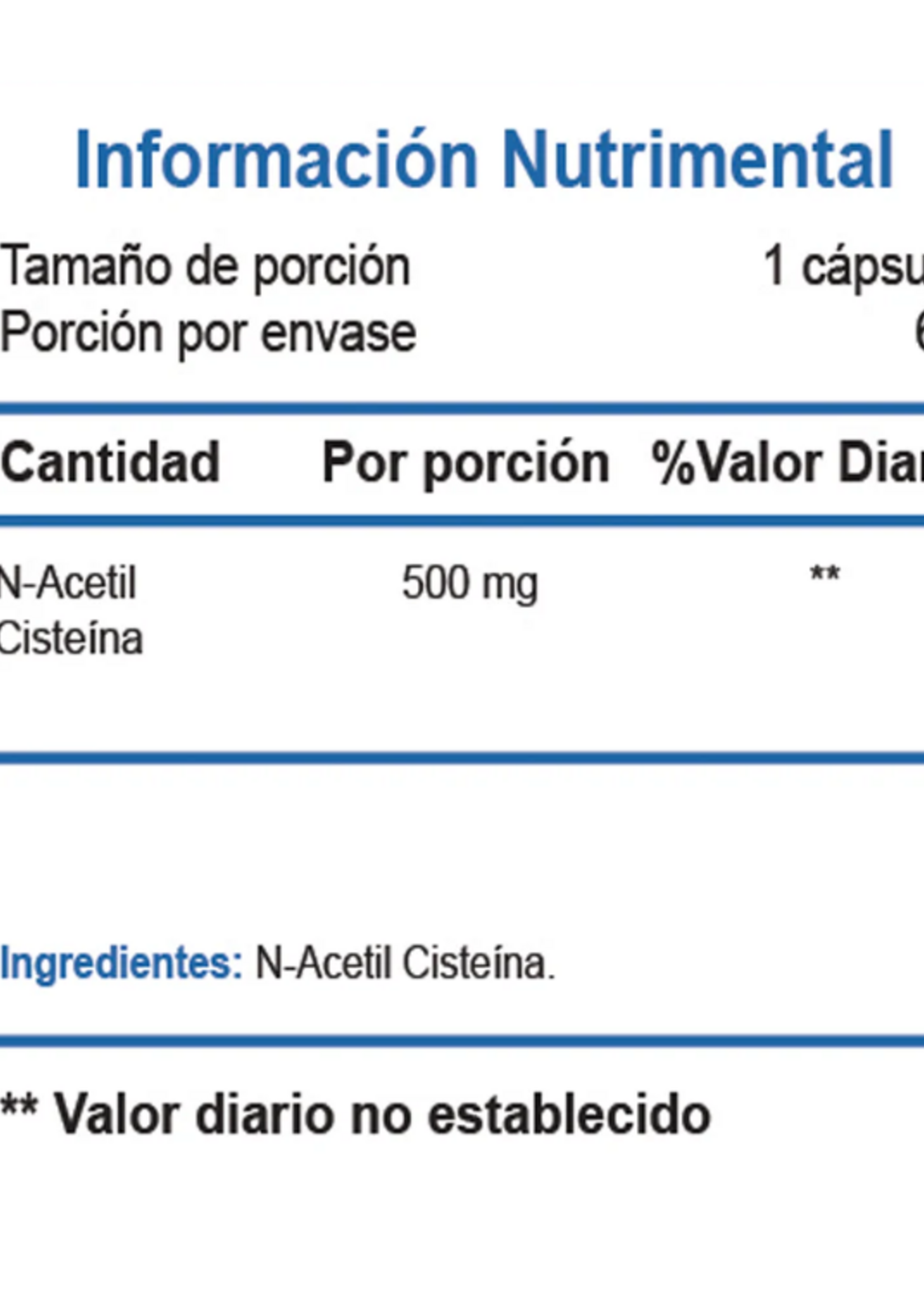 ESSENTIALS NAC ESSENTIAL 500MG 60 CAP
