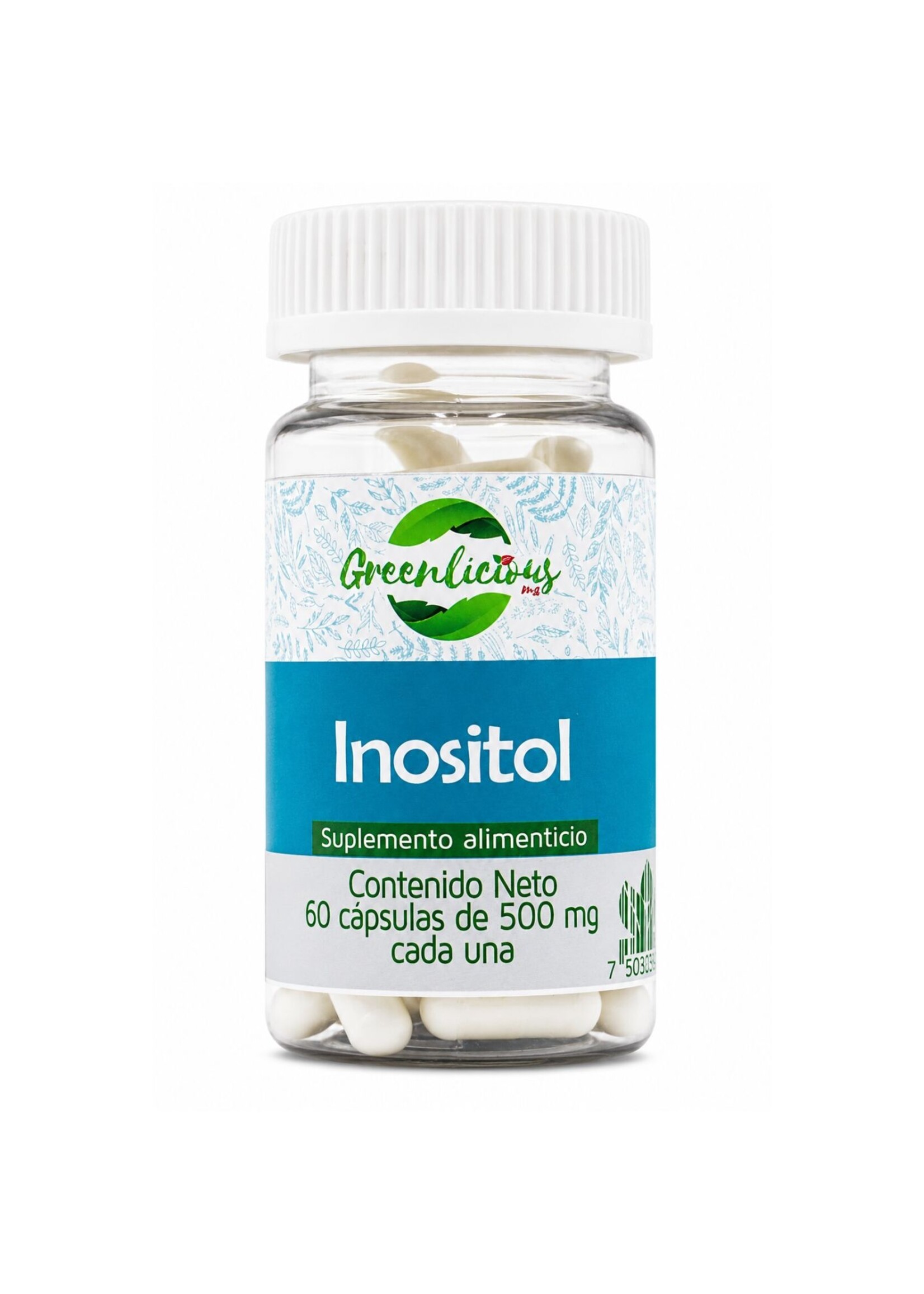 GREEN INOSITOL 500 MG 60 CAP GREEN