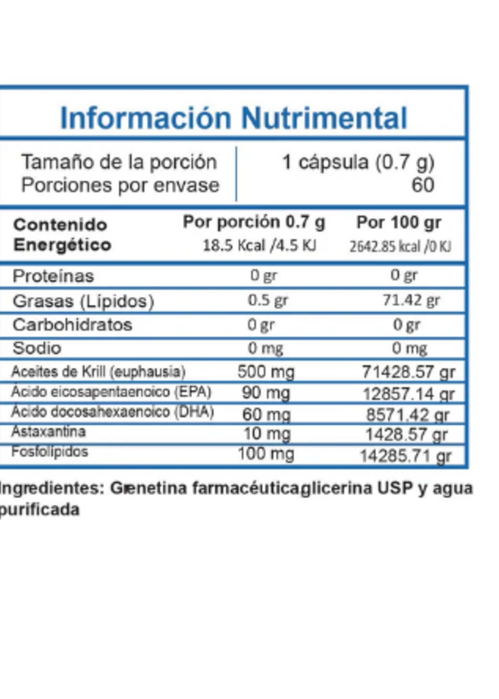 ESSENTIALS KRILL (Omega 3) 700 MG 60 CAP ESSENTIALS