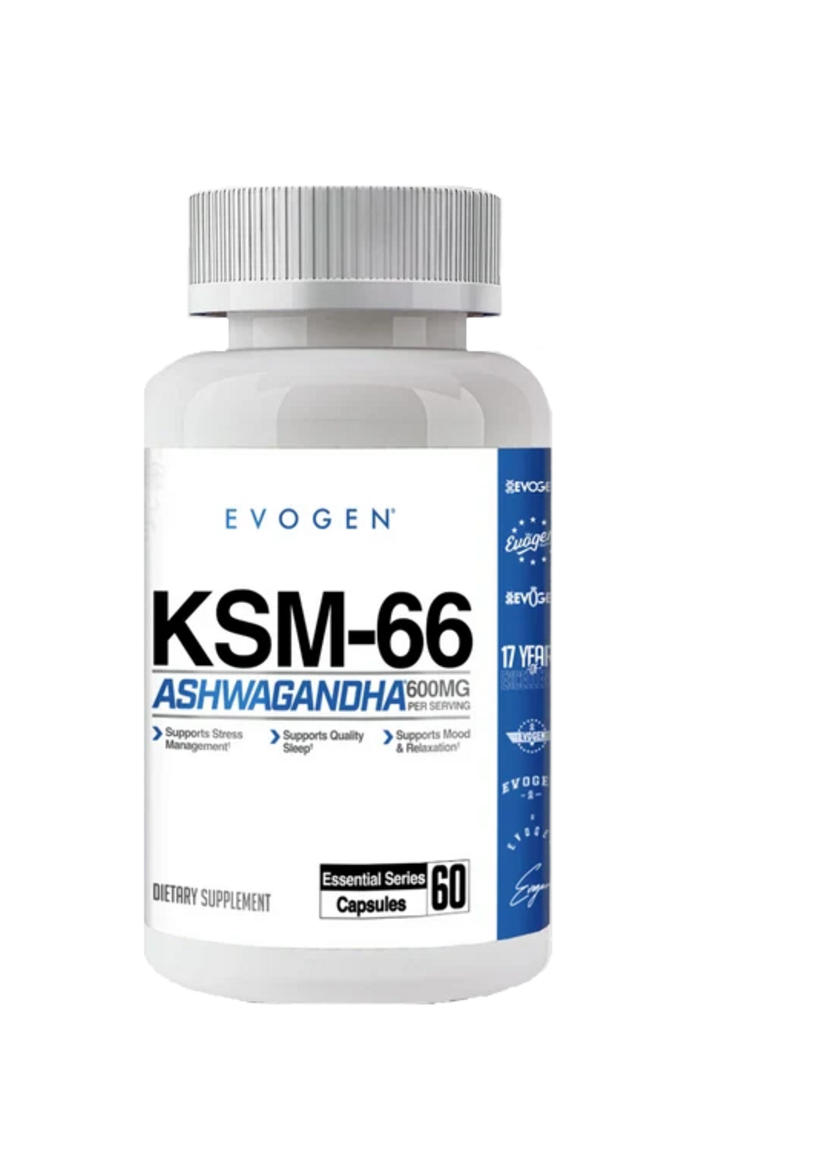 EVOGEN KSM-66 ASHWAGANDA 60 CAP EVOGEN