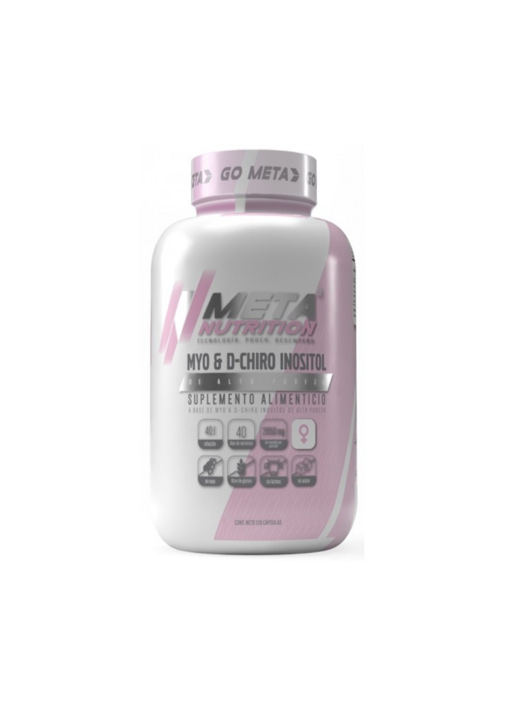 META NUTRITION MYO & DCHIRO INOSITOL META 120 CAP