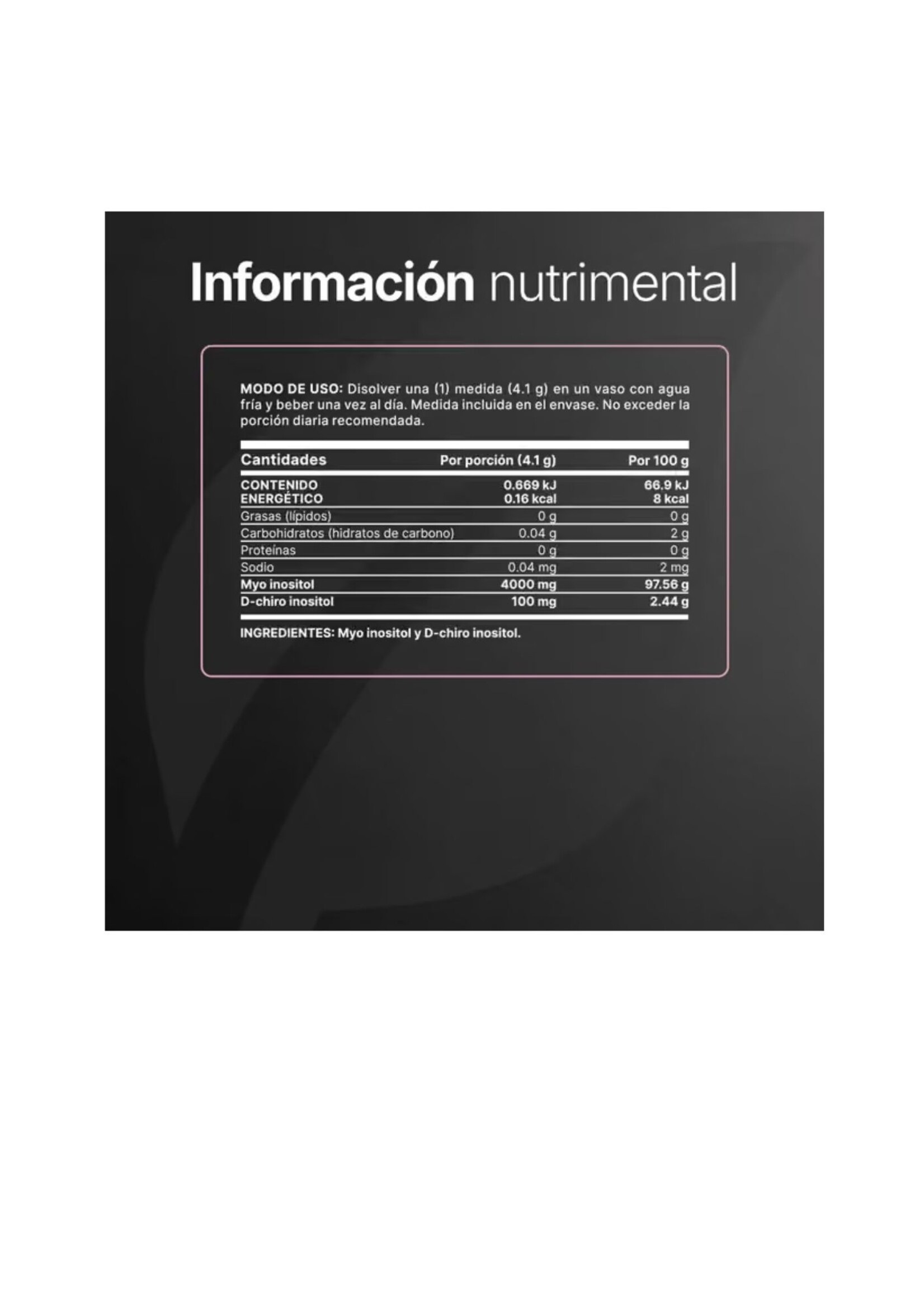 B LIFE MYO & D - CHIRO INOSITOL PLATINUM B LIFE 60 SERV