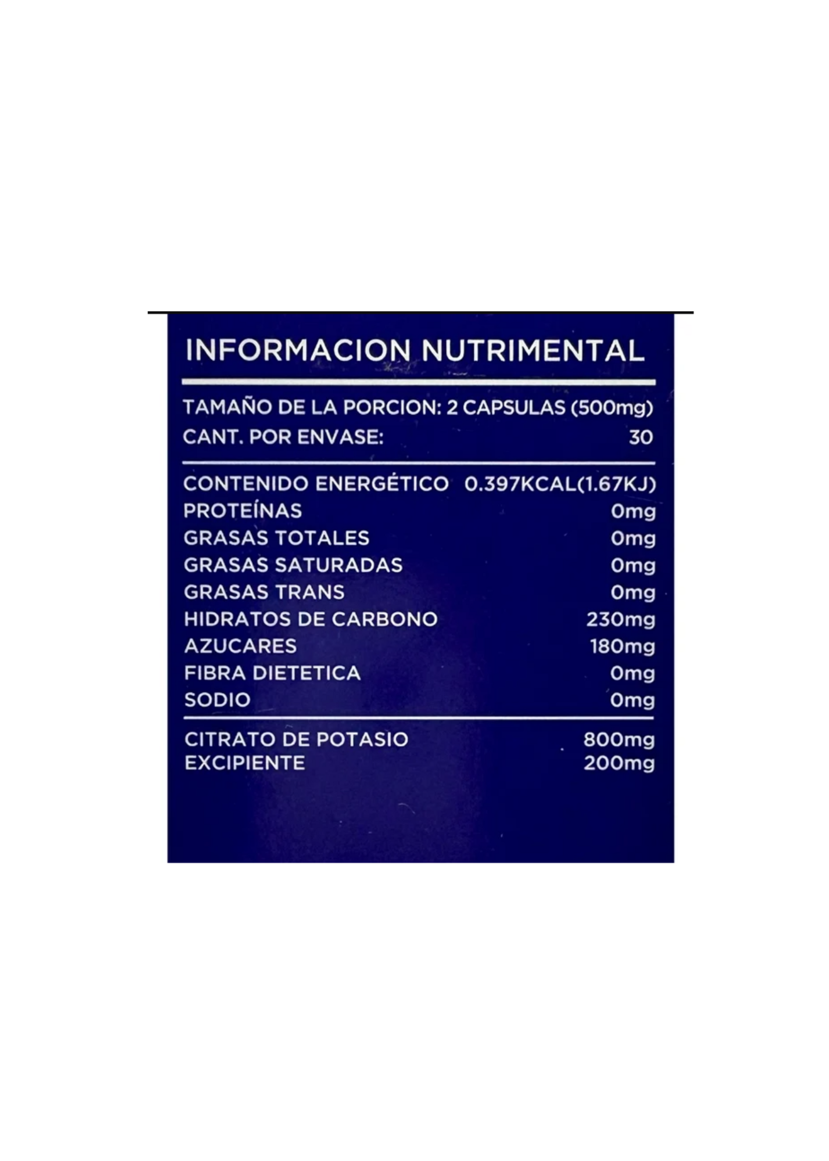 JOY NATURA CITRATO DE POTASIO JOYNATURA 60 CAP