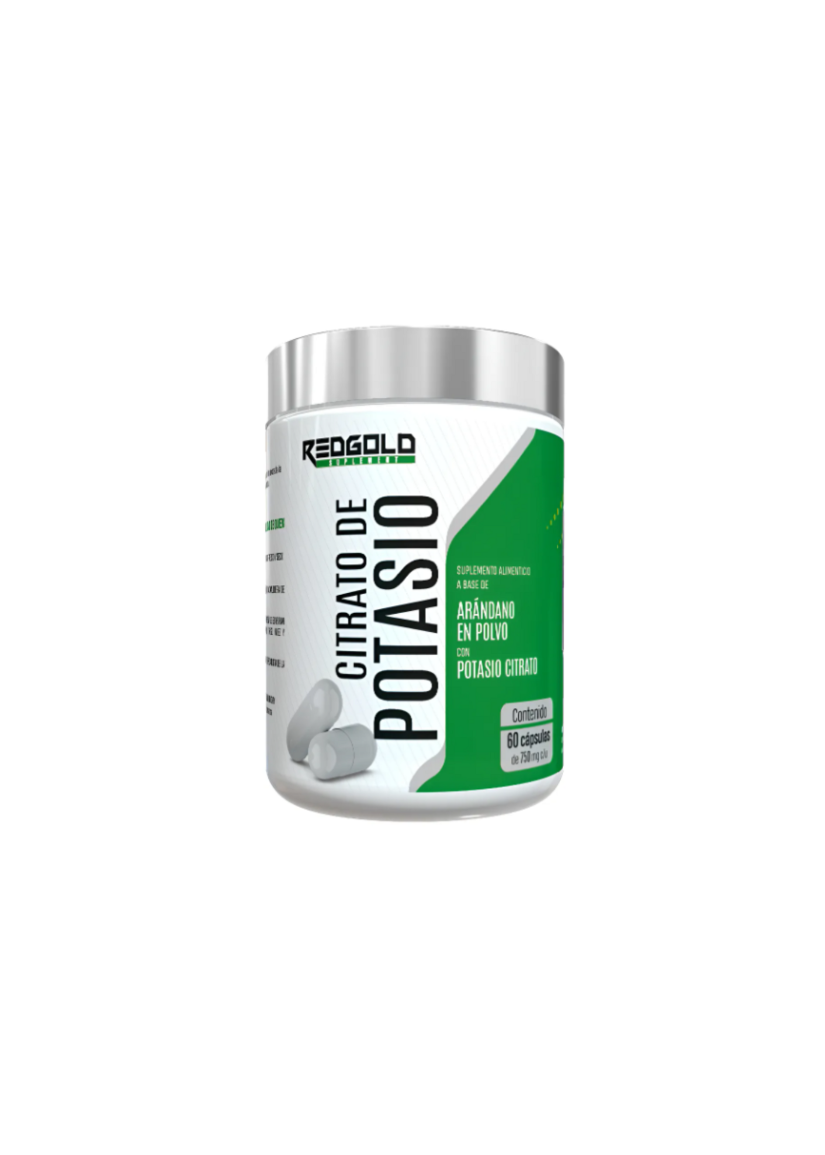 REDGOLD CITRATO DE POTASIO REDGOLD NATURALS 60 CAP
