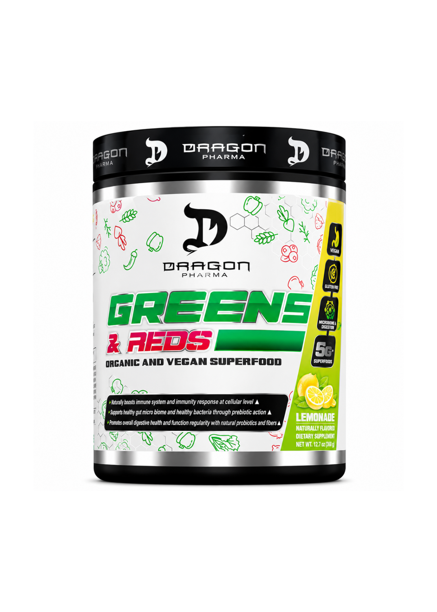 DRAGON PHARMA GREENS & REDS DARGON PHARMA 30 SV