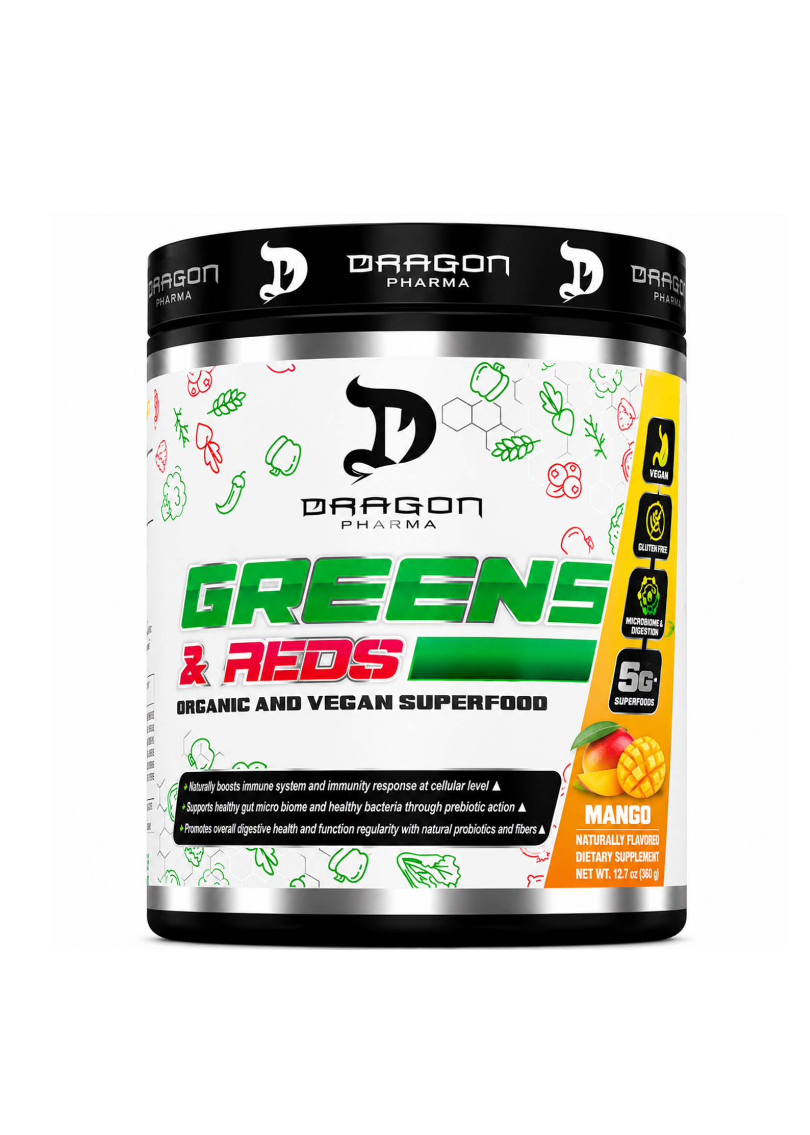 DRAGON PHARMA GREENS & REDS DARGON PHARMA 30 SV