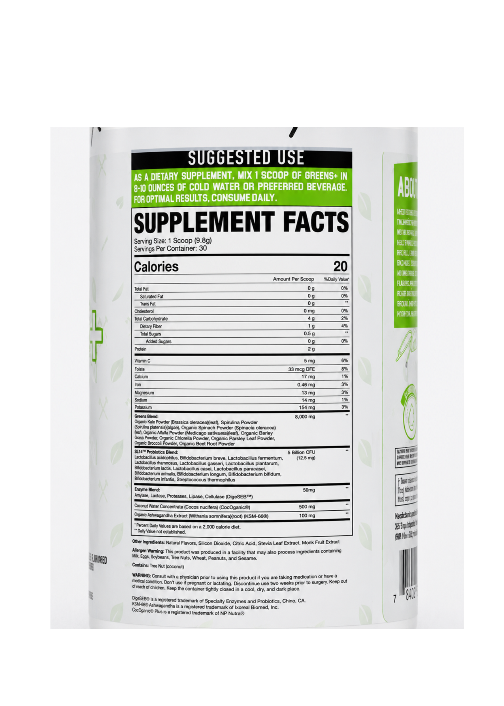 AXE & SLEDGE SUPPLEMENTS GREENS AXE&SLEDGE 30 SV
