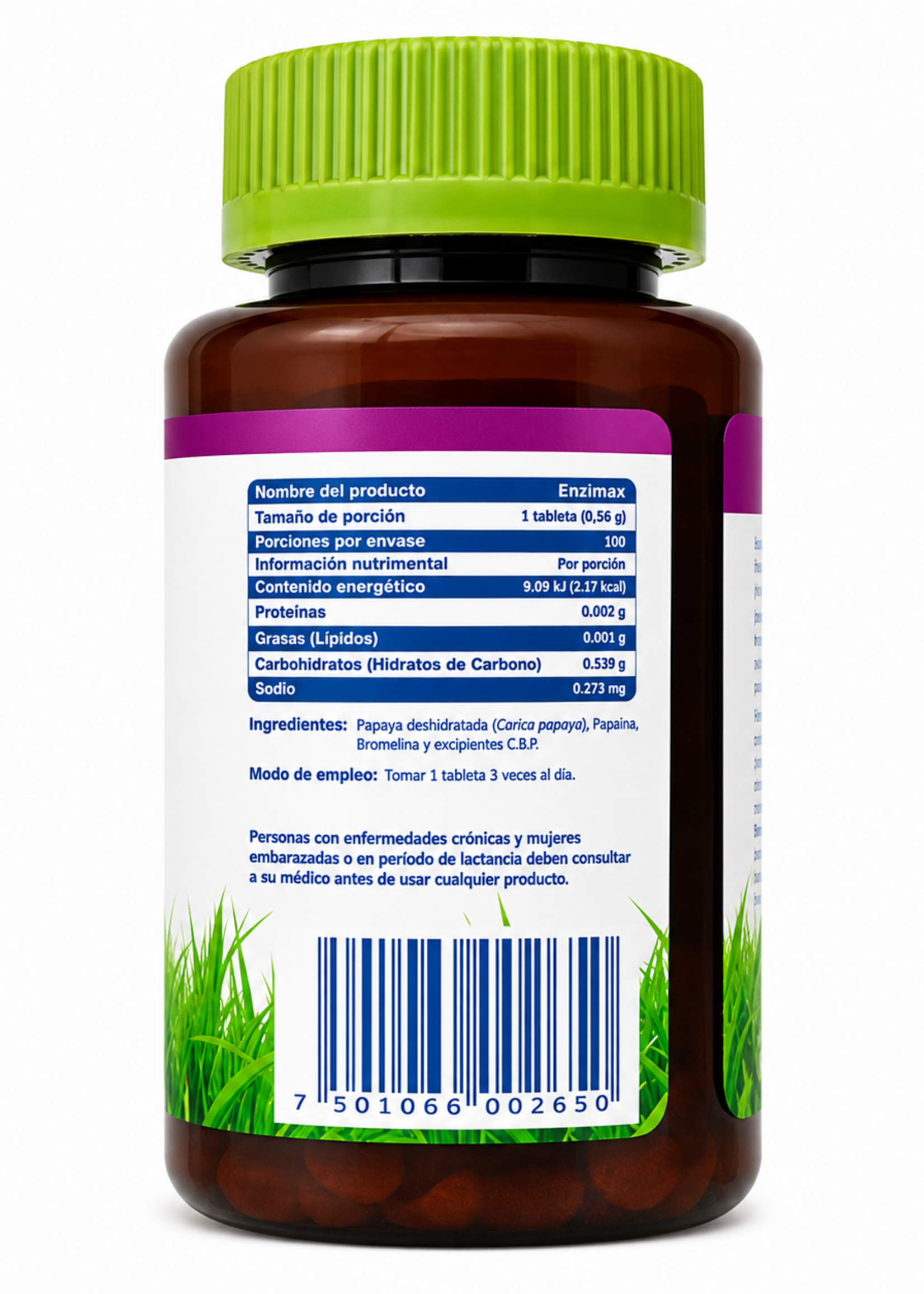 VIDANAT ENZIMAX PAPAINA 100 TAB